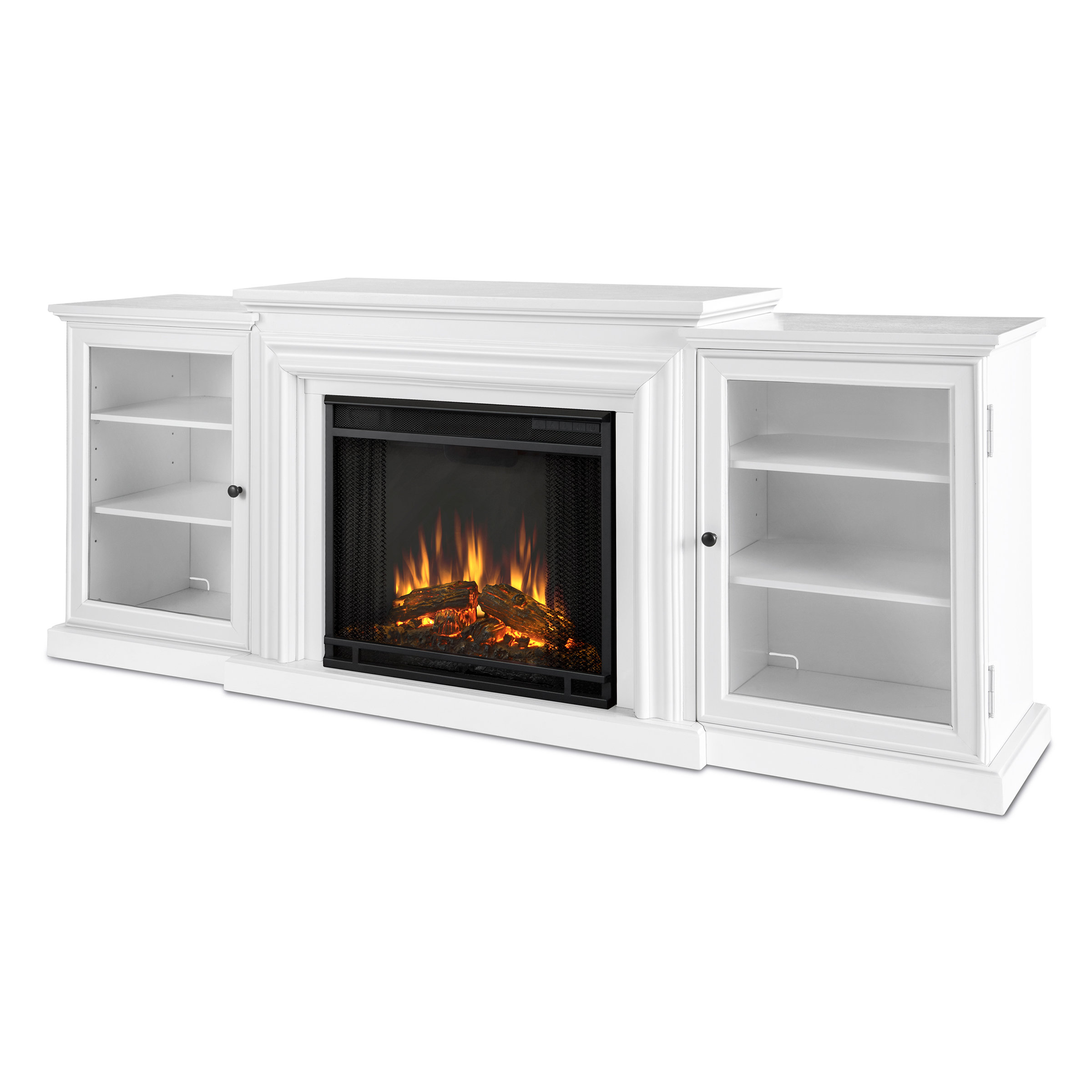 Real Flame Frederick TV Stand with Electric Fireplace ...