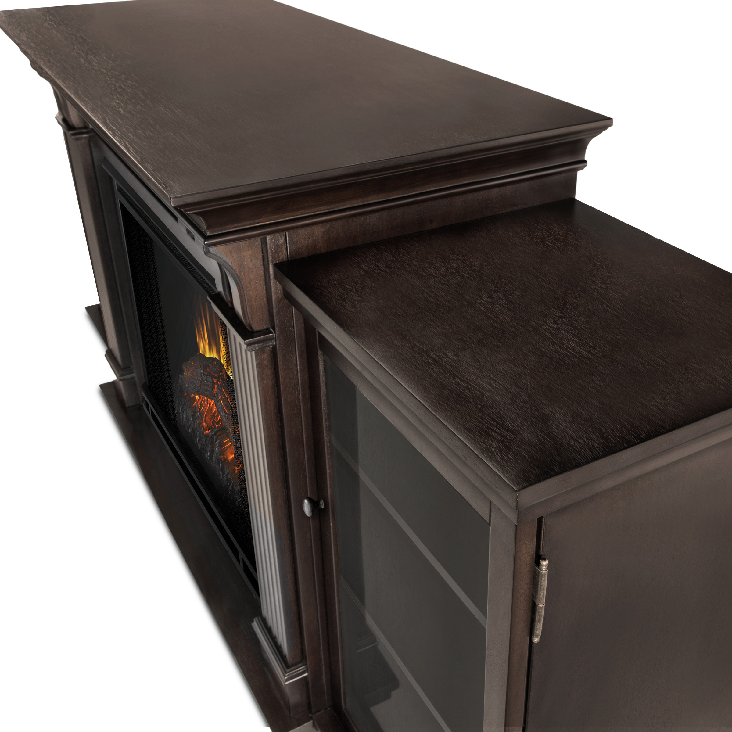 Calie TV Stand with Electric Fireplace Wayfair