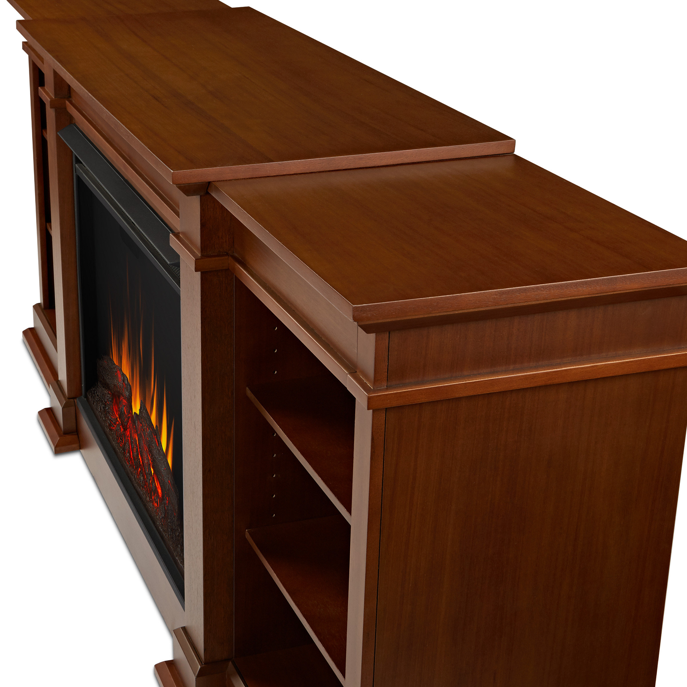 Eliot Grand Entertainment Unit with Electric Fireplace Wayfair