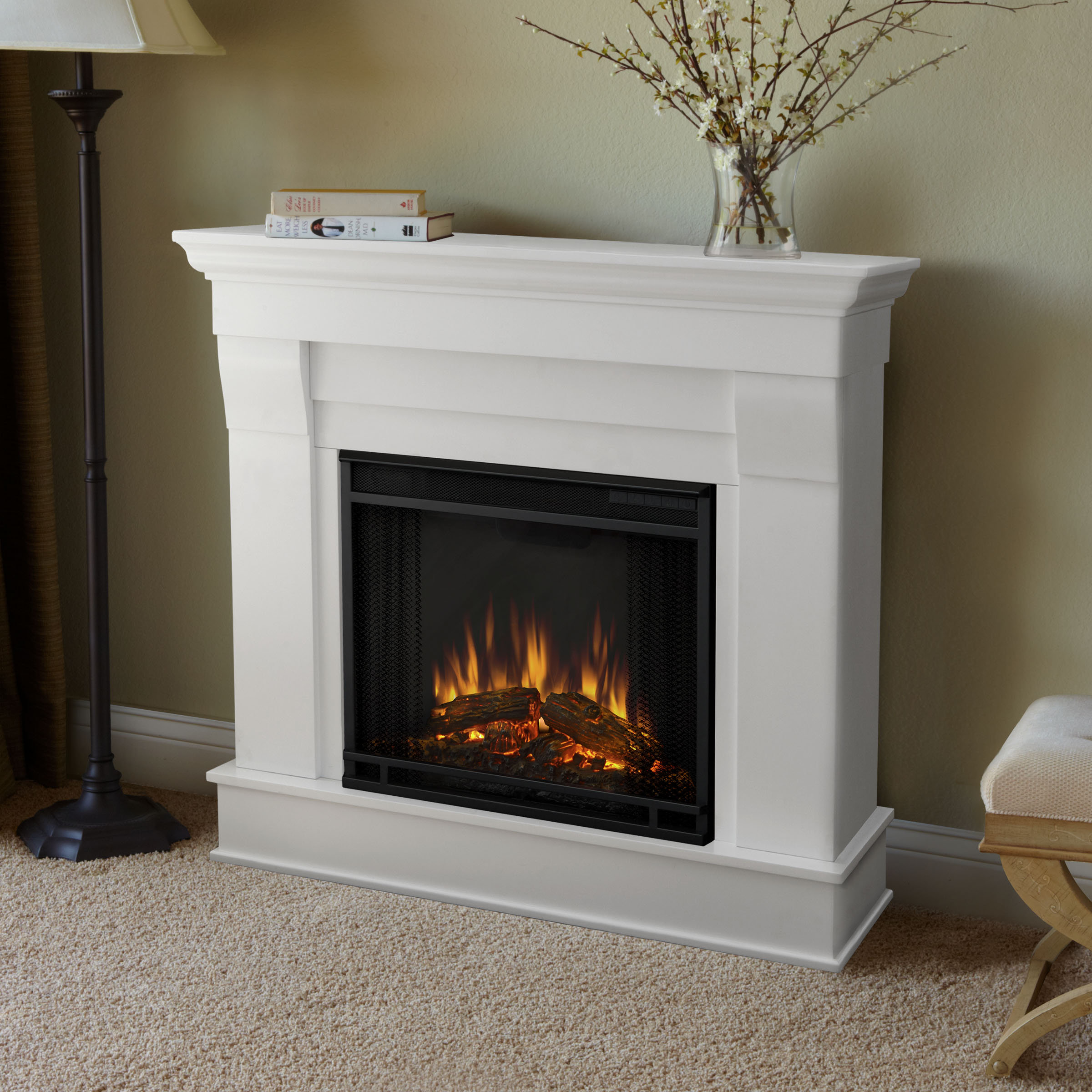 Real Flame Chateau Electric Fireplace & Reviews Wayfair