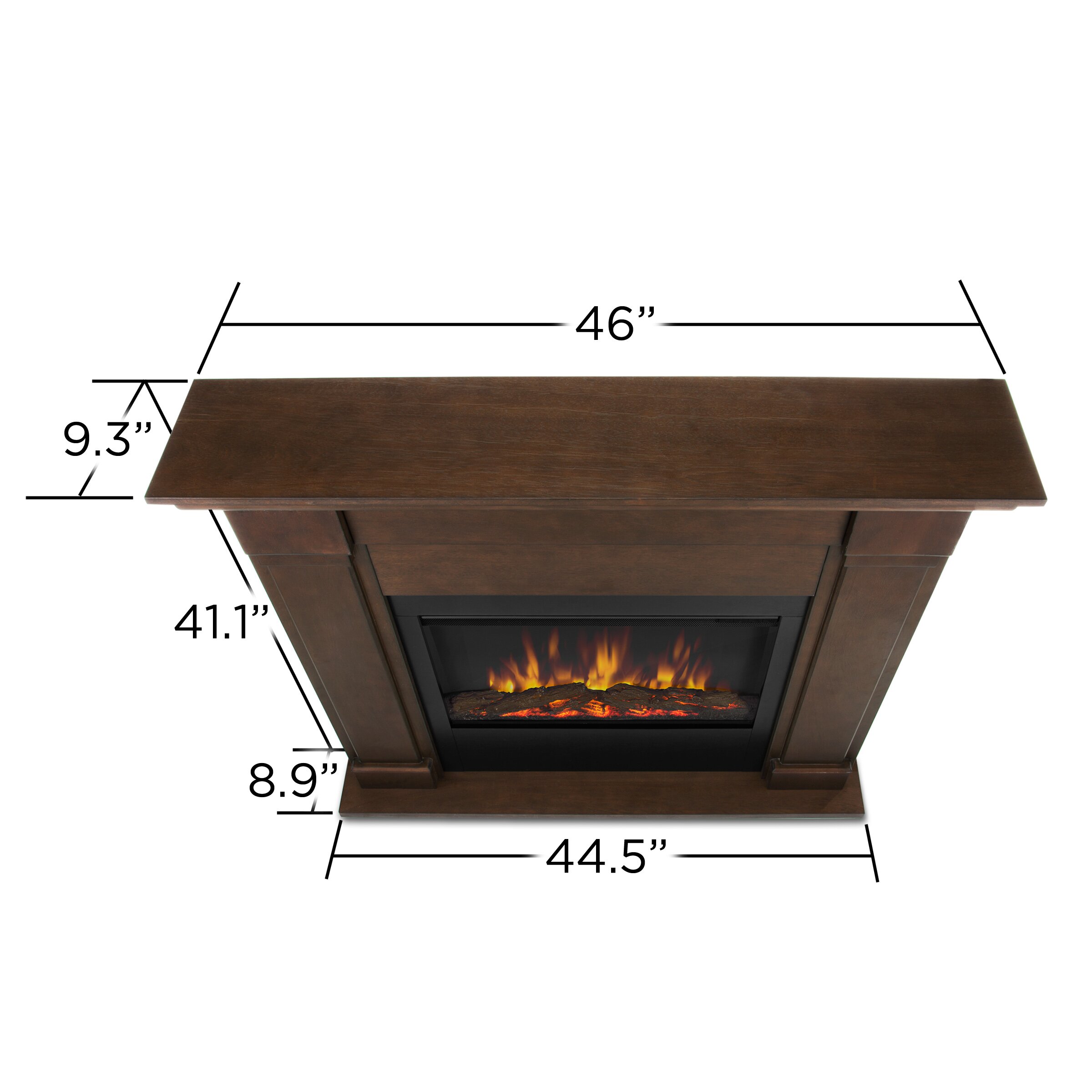 Real Flame Lowry Slim Electric Fireplace & Reviews | Wayfair