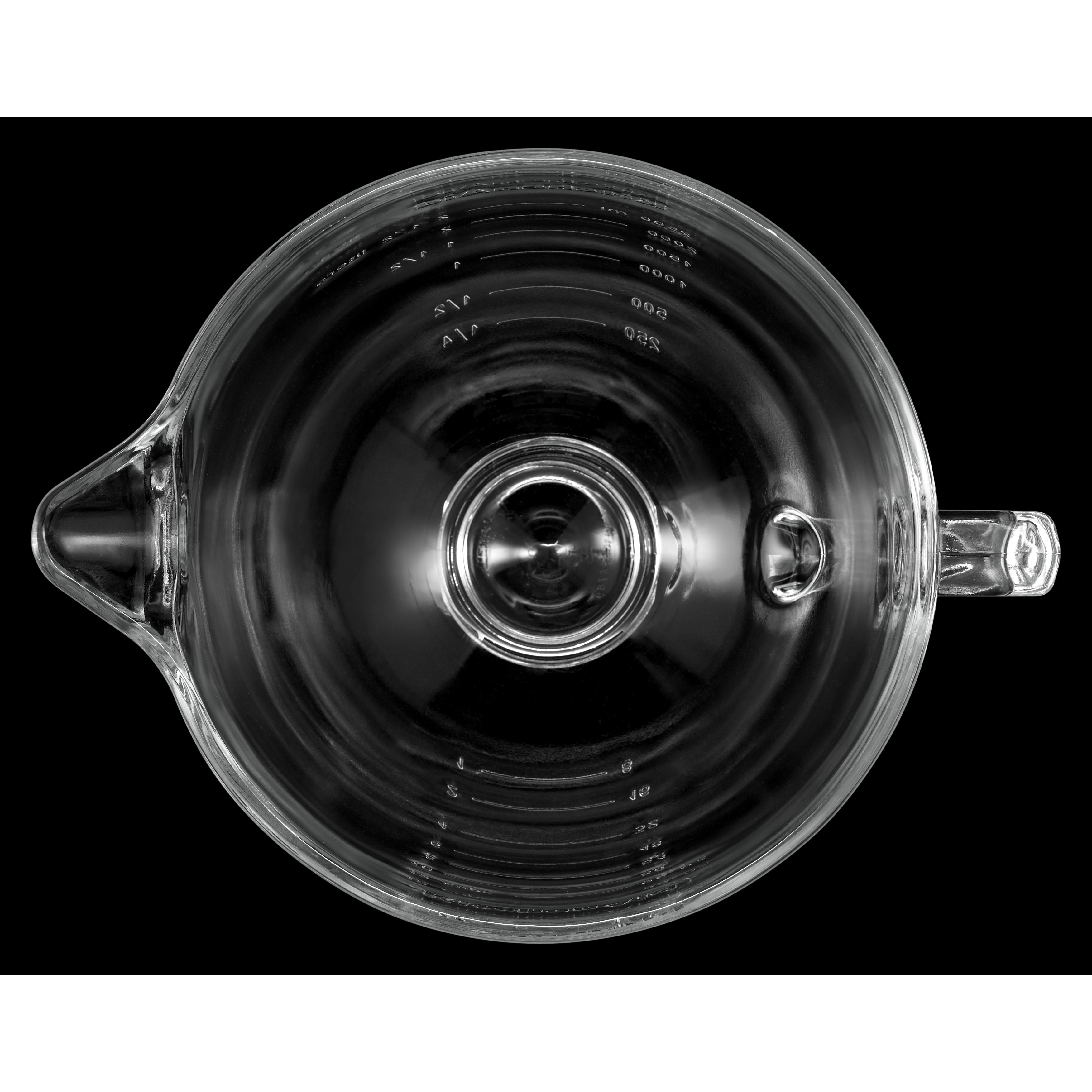 5 Qt. Glass Bowl with Measurement Markings, Pour Spout & Lid Wayfair