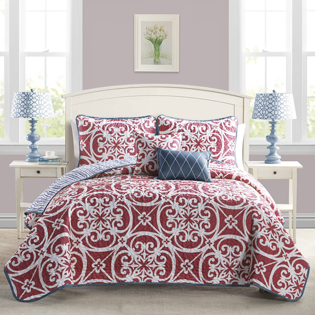 Kennedy 5 Piece Quilt Set Wayfair
