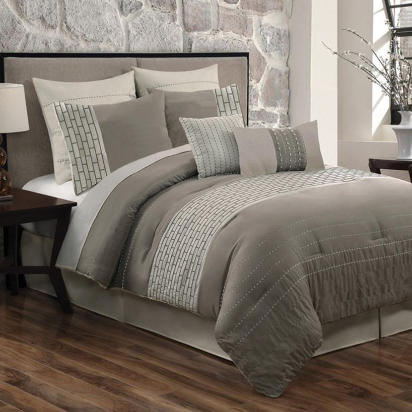 Luxury Home City Scene 8 Piece Comforter Set & Reviews Wayfair