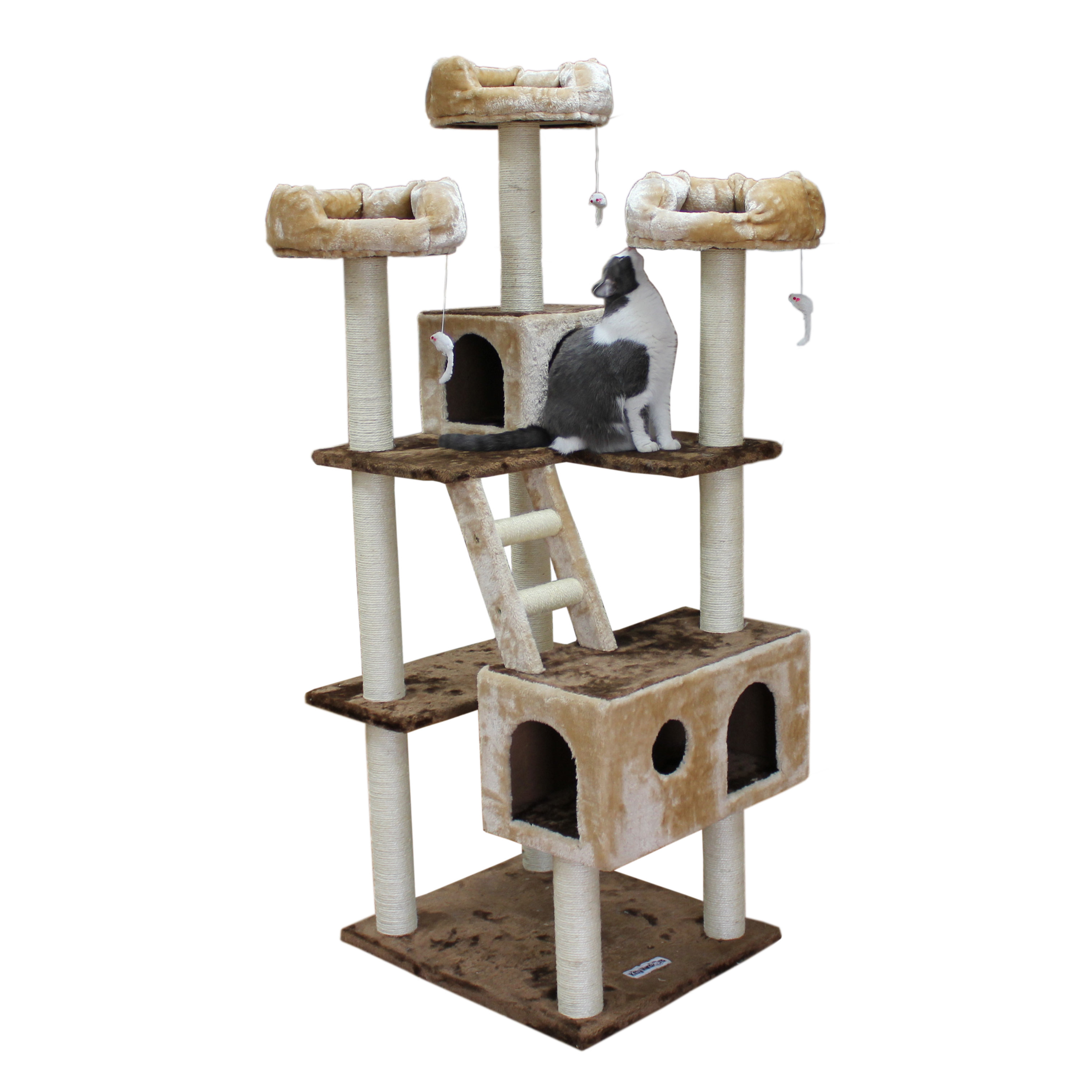 Kitty Mansions 73" Beverly Hills Cat Tree & Reviews Wayfair