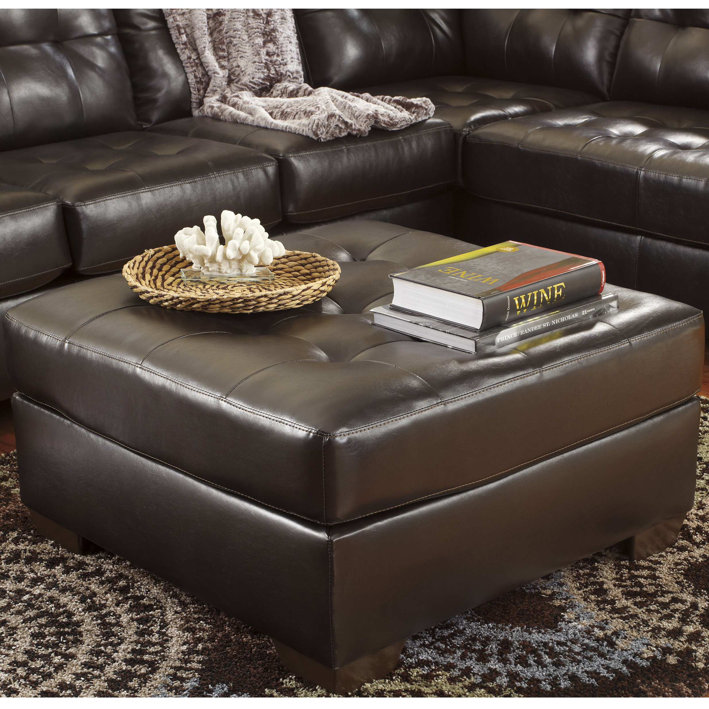 Flash Furniture Alliston Oversized Ottoman & Reviews Wayfair