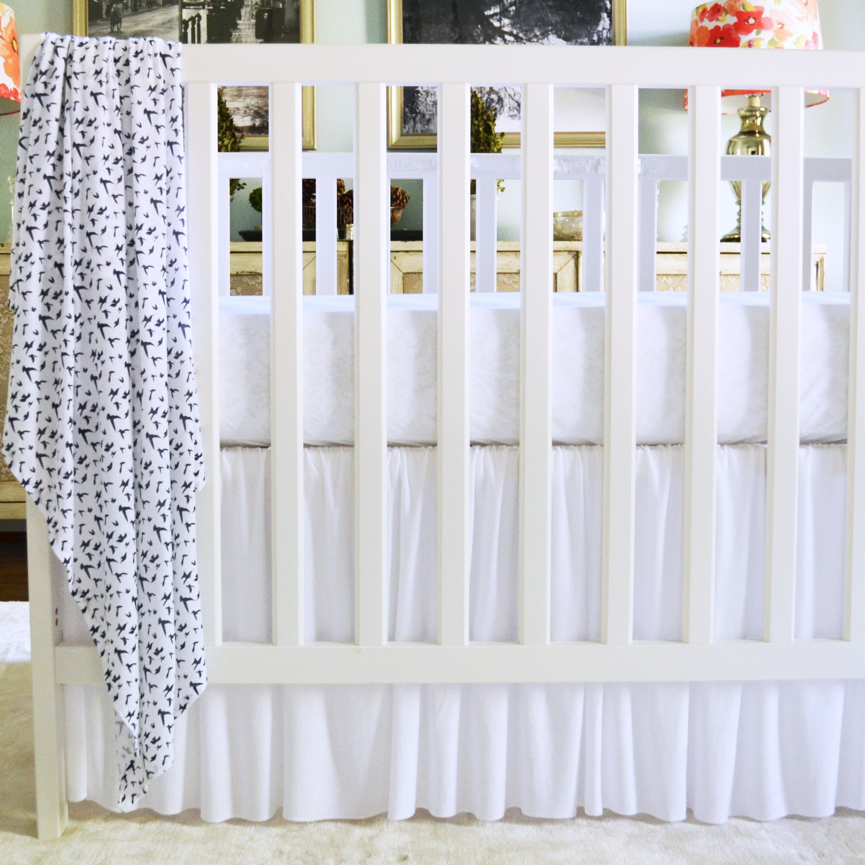 Oliver B Modal Crib Skirt & Reviews | Wayfair