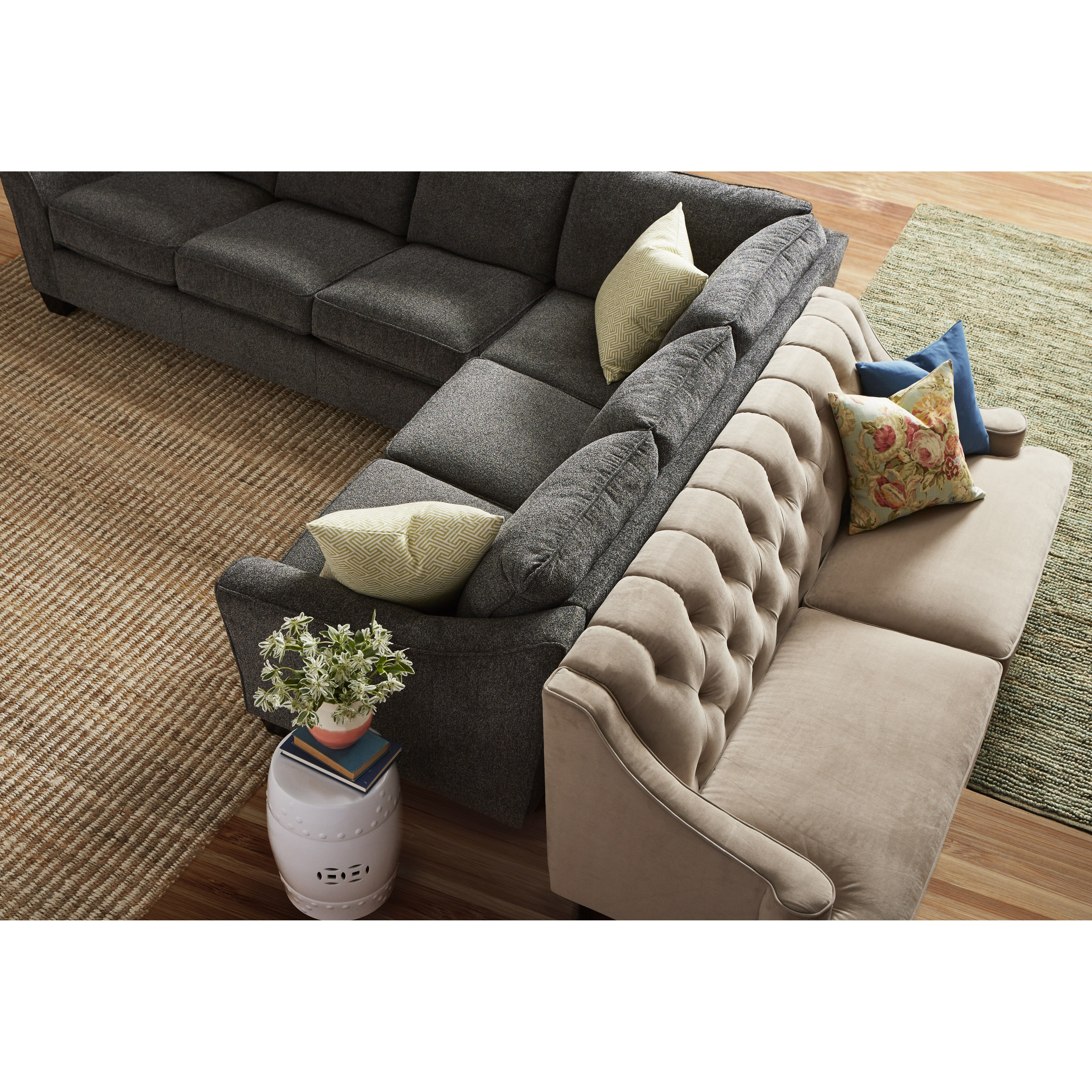 Emerald Home Furnishings Calvina Sectional & Reviews Wayfair