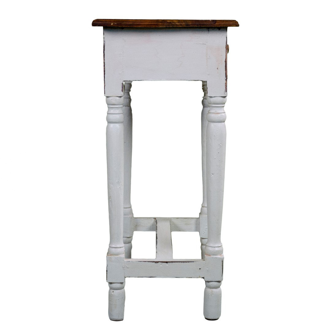 Rosemary Rustic Side Table Wayfair