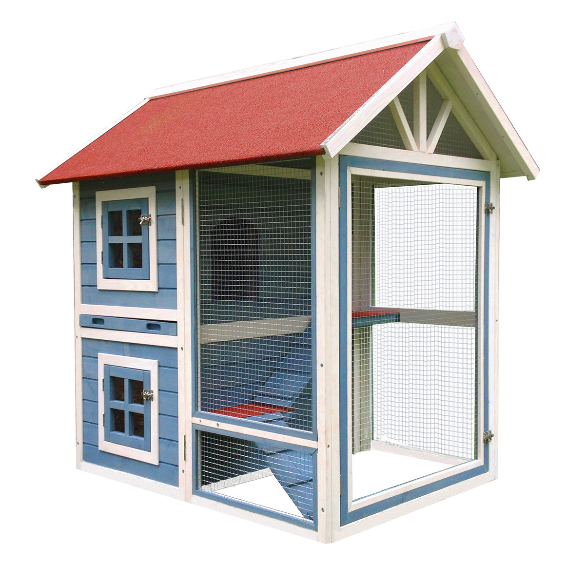 Advantek Row House Rabbit Hutch & Reviews Wayfair