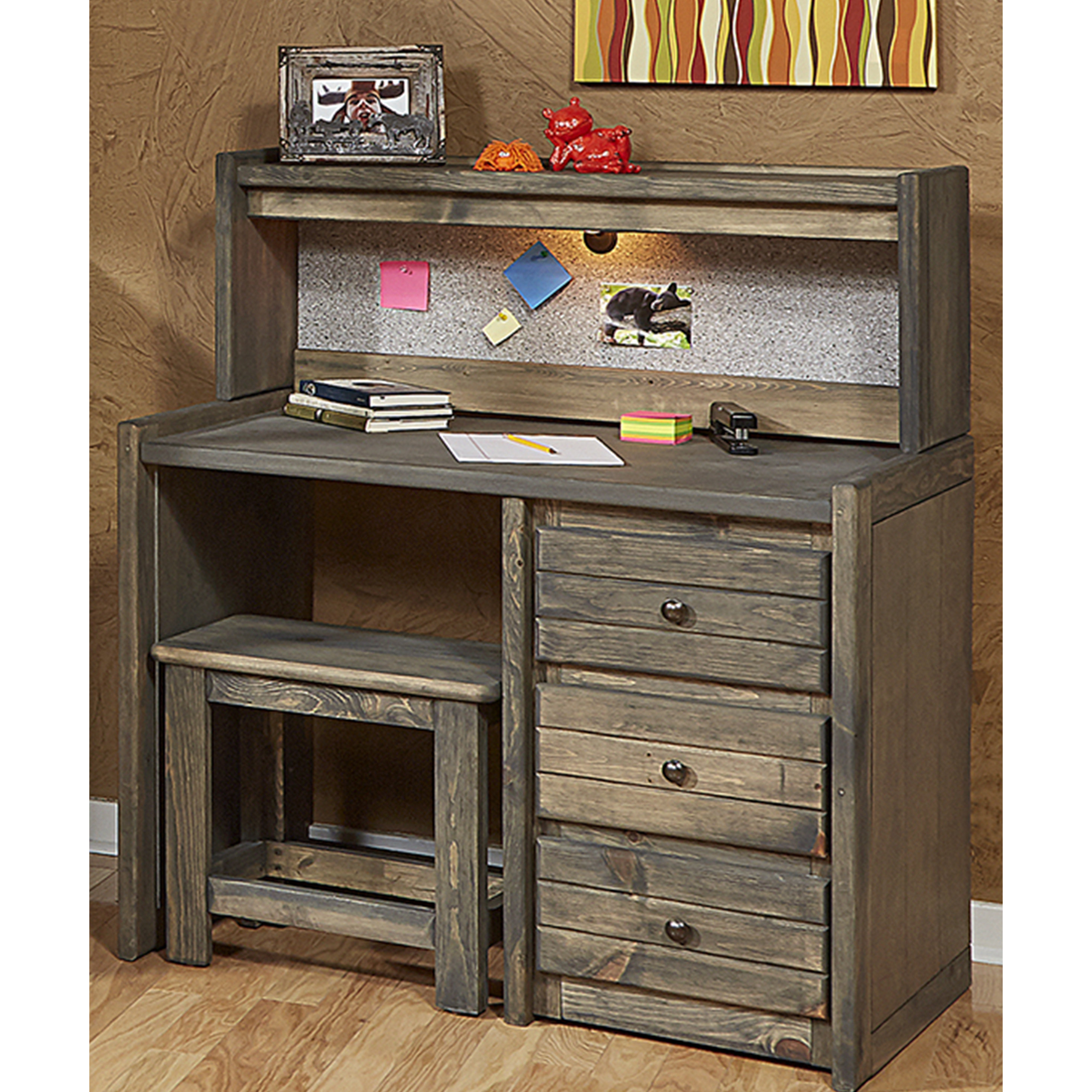 Driftwood 29" W Student Desk with Hutch Wayfair.ca