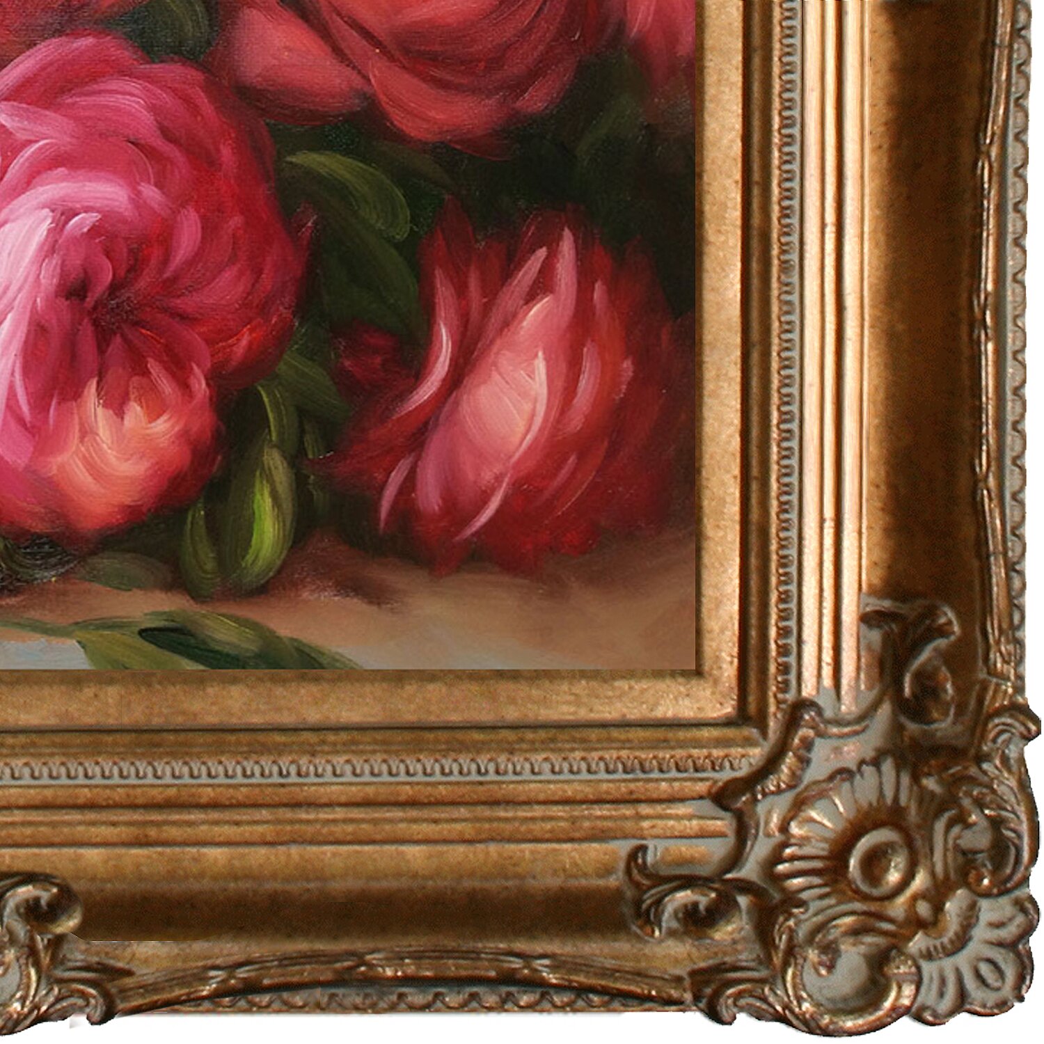 Discarded Roses by Pierre-Auguste Renoir Framed Original Painting | Wayfair