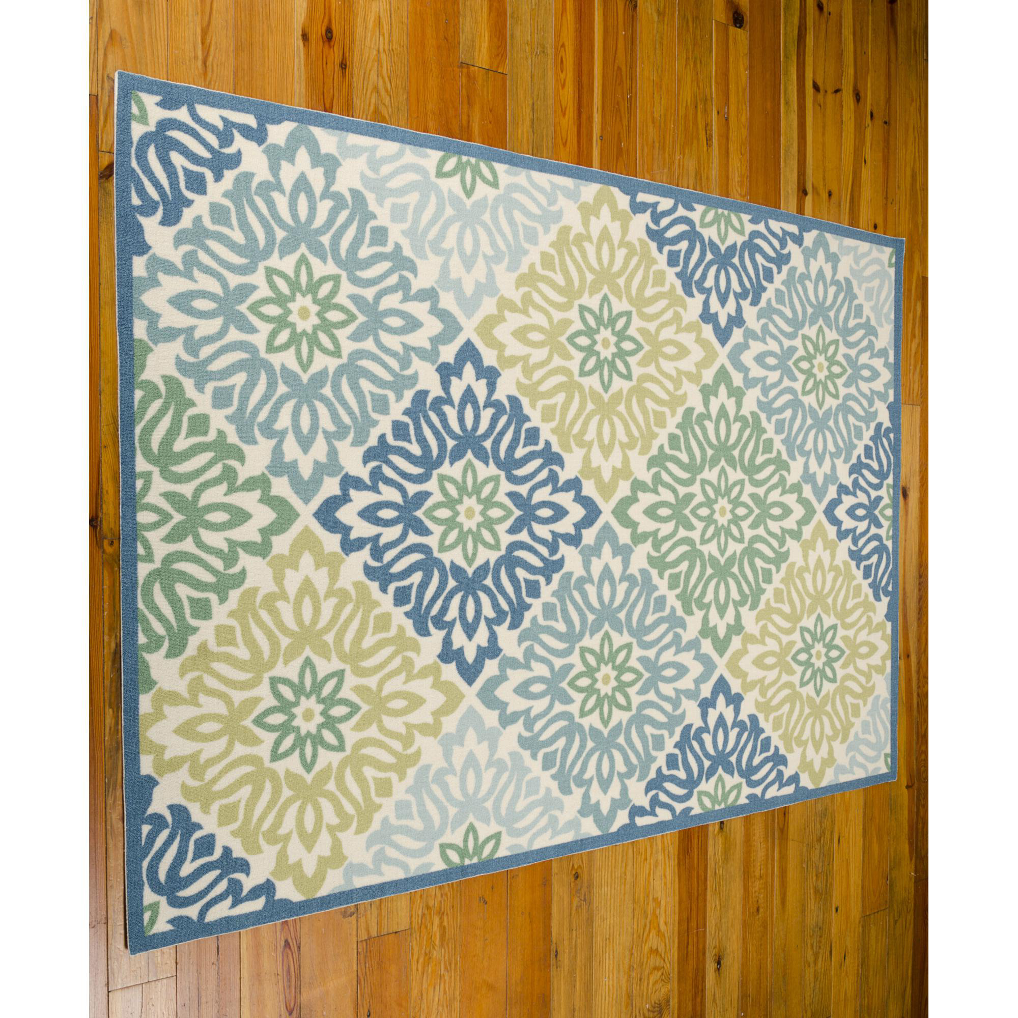 Waverly Sun n' Shade "Sweet Things" Marine Indoor/Outdoor Area Rug