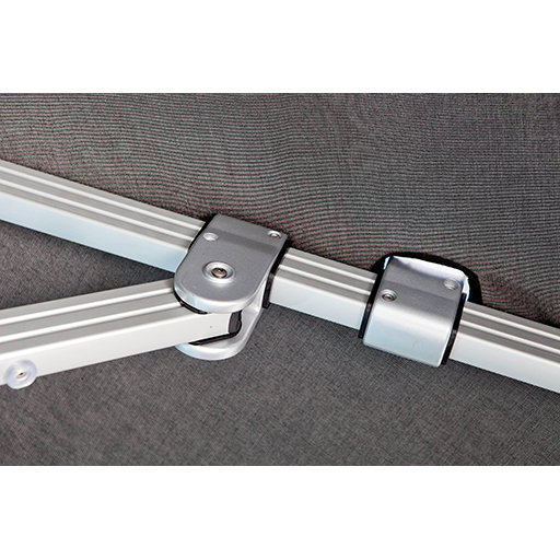 10 ft. Square Commercial Grade Eclipse Cantilever Umbrella Patio Umbrella Set with InGround