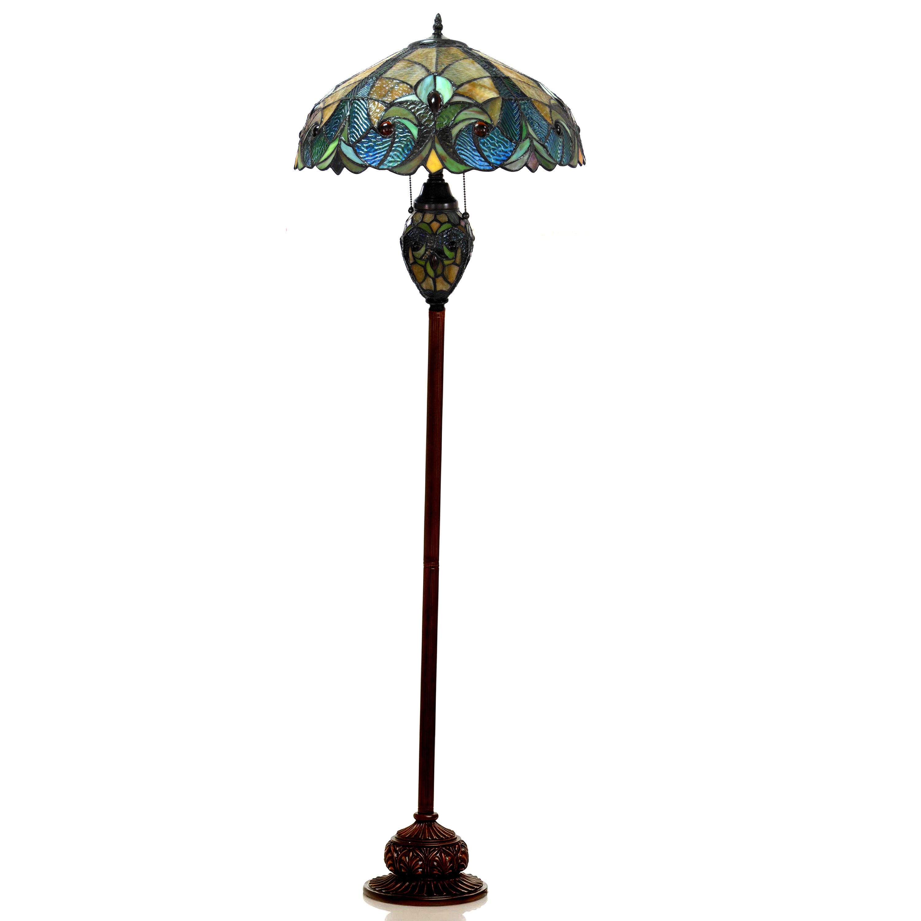 Victorian 65" Tiffany Floor Lamp  Wayfair