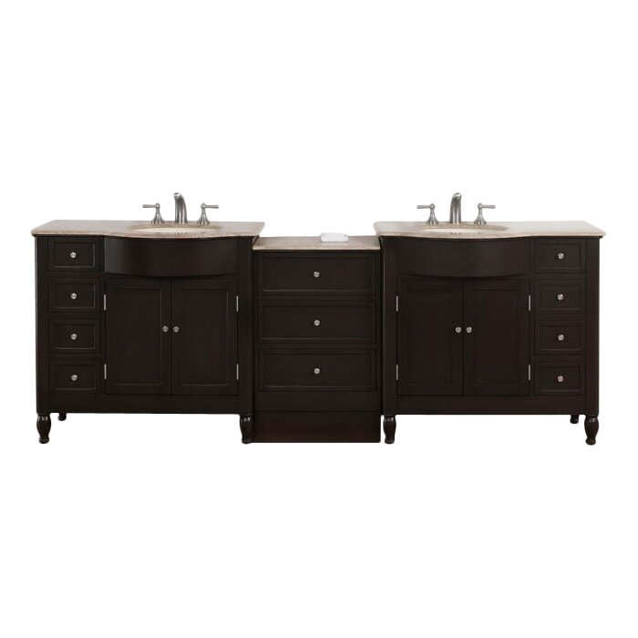 Hamilton 95" Double Bathroom Vanity Set | Wayfair