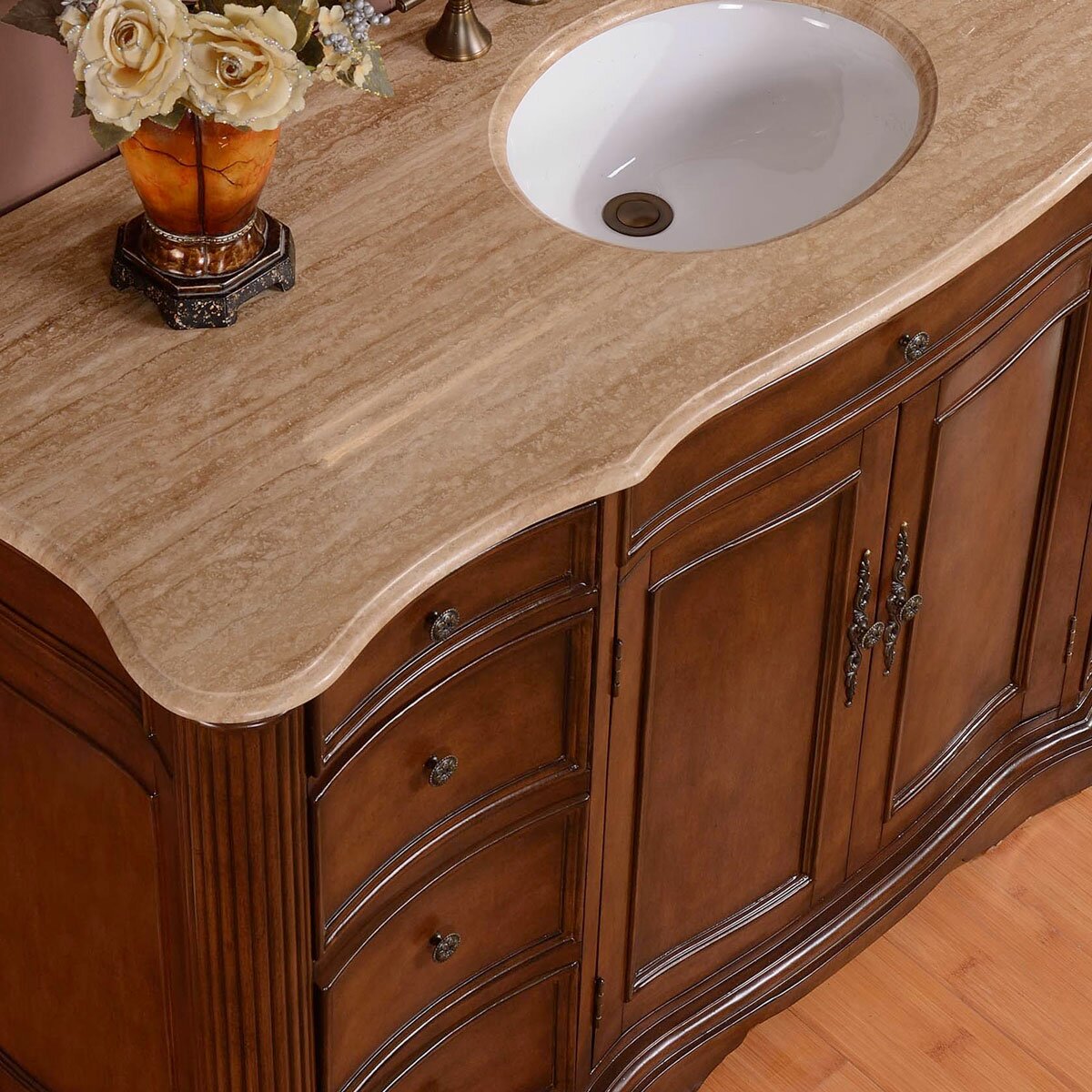 View Detail 60" Sink Cabinet Bathroom Vanity Set | Wayfair Daryl Interior