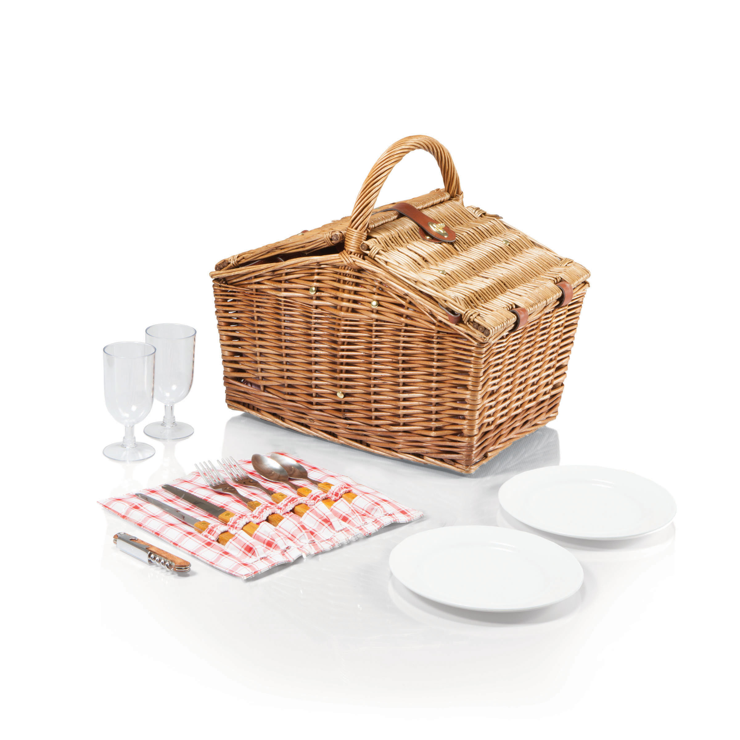 Piccadilly Picnic Basket Set Wayfair