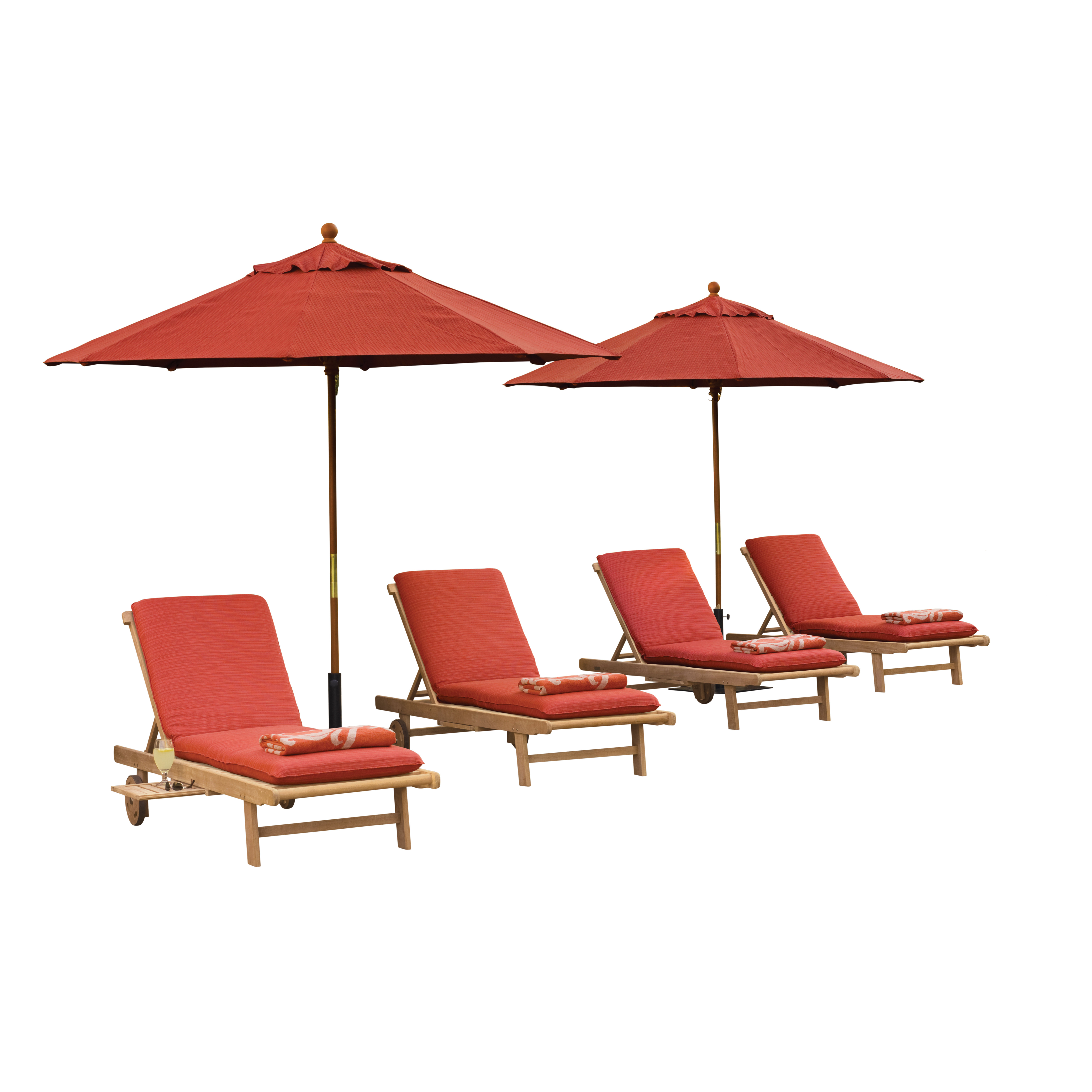 Oxford Garden Chaise Lounge with Cushion & Reviews Wayfair