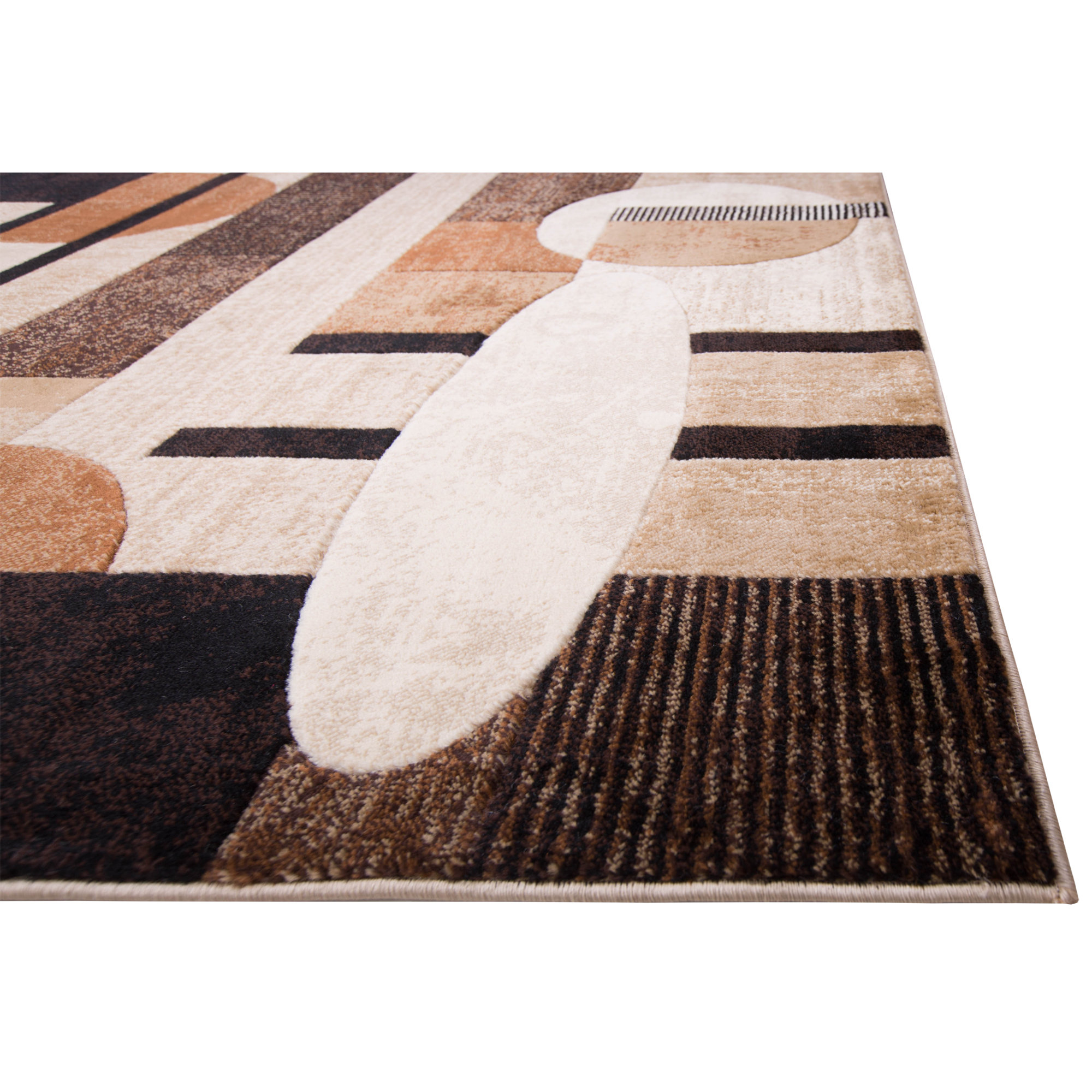 Home Dynamix Tribeca Patterned Brown/Tan Area Rug & Reviews Wayfair