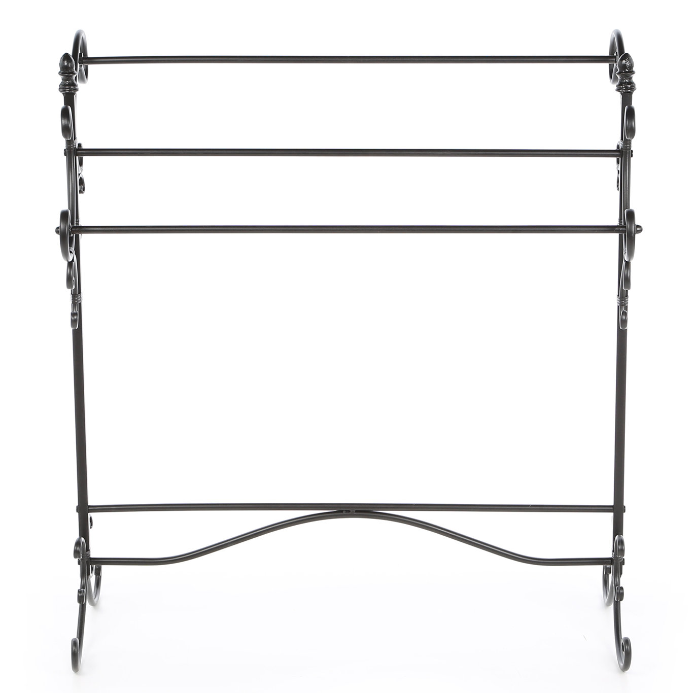 Wildon Home ® Permalloy Iron Scroll Quilt Rack & Reviews Wayfair