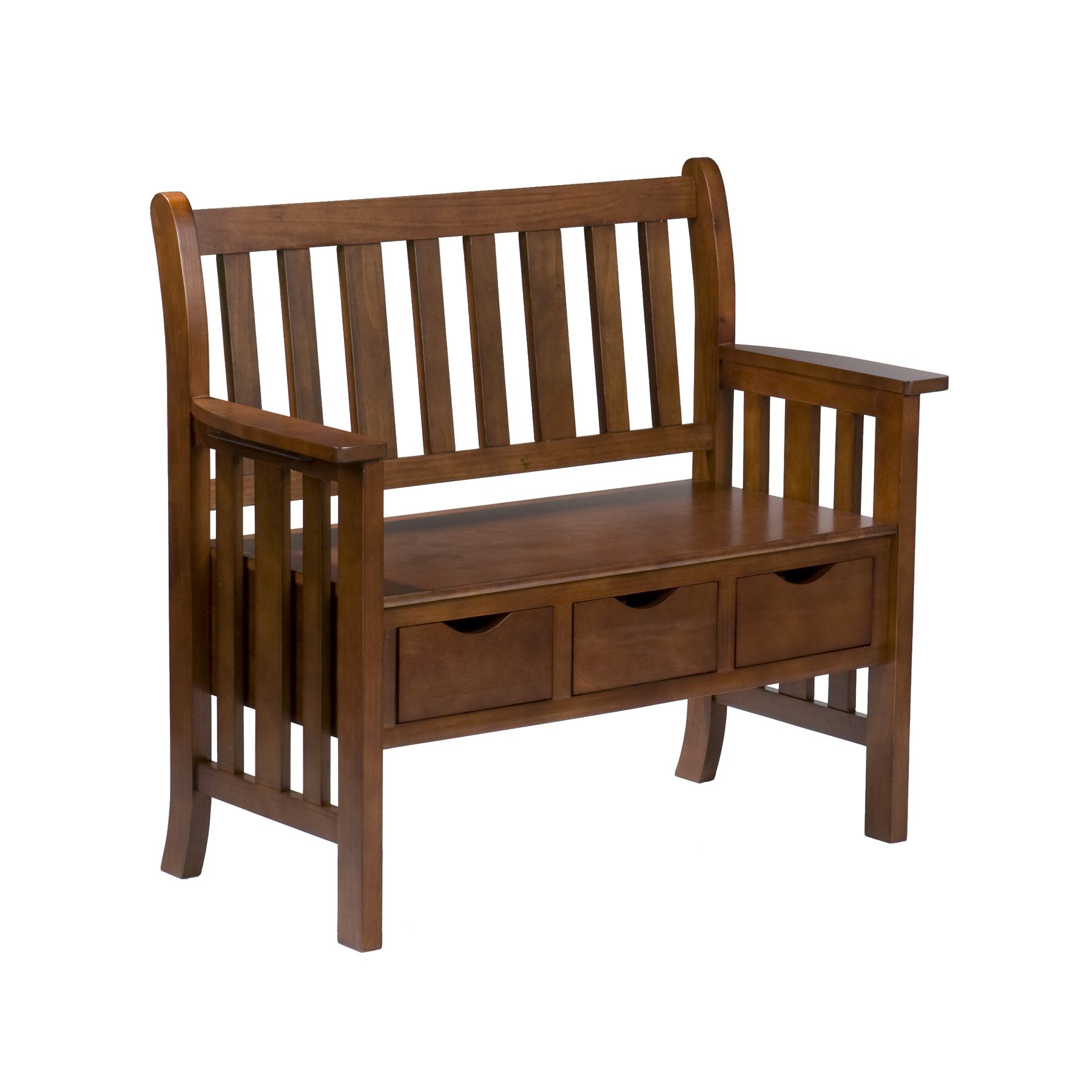 Wildon Home Davidson Storage Wood Entryway Bench