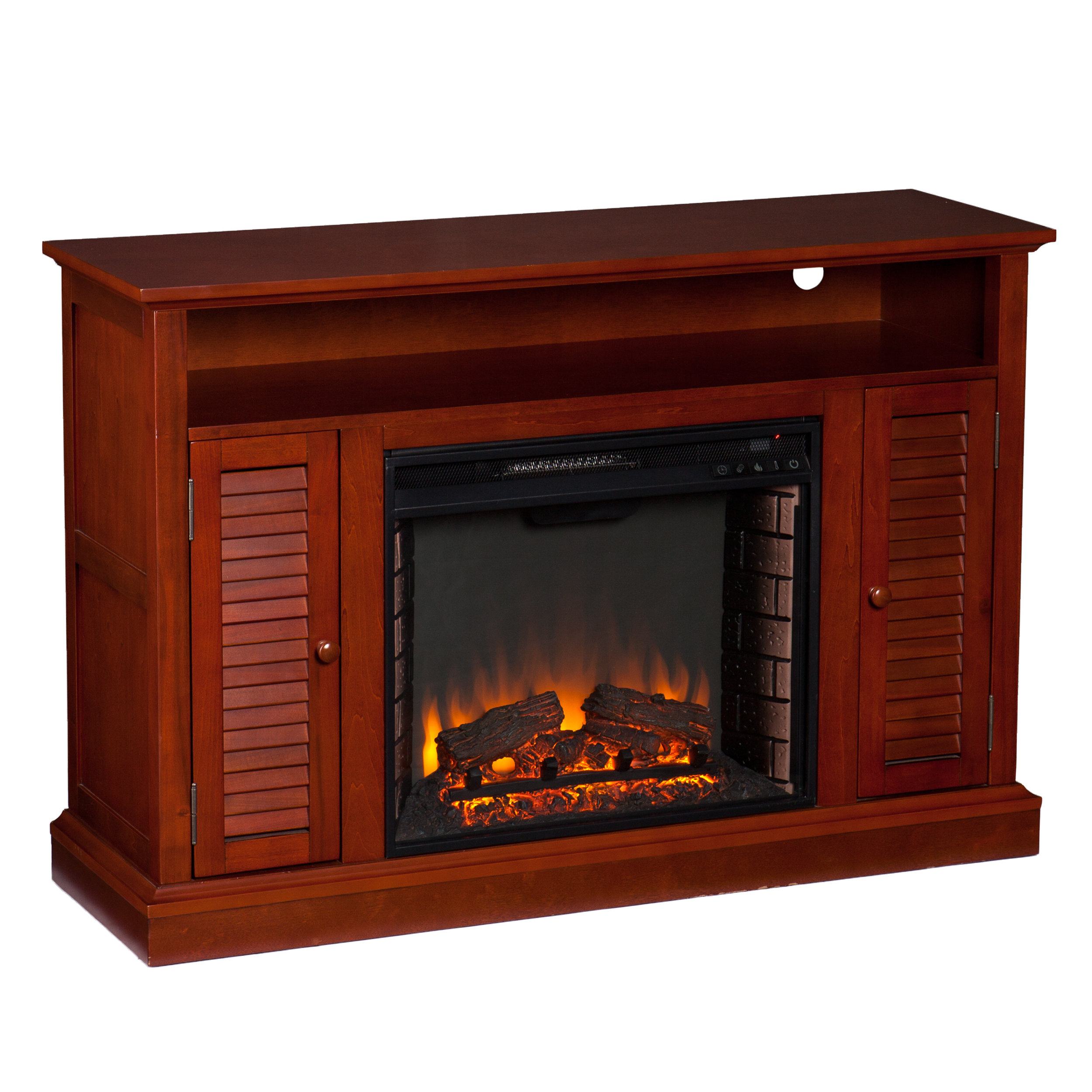 Wildon Home ® Carron TV Stand with Electric Fireplace & Reviews Wayfair