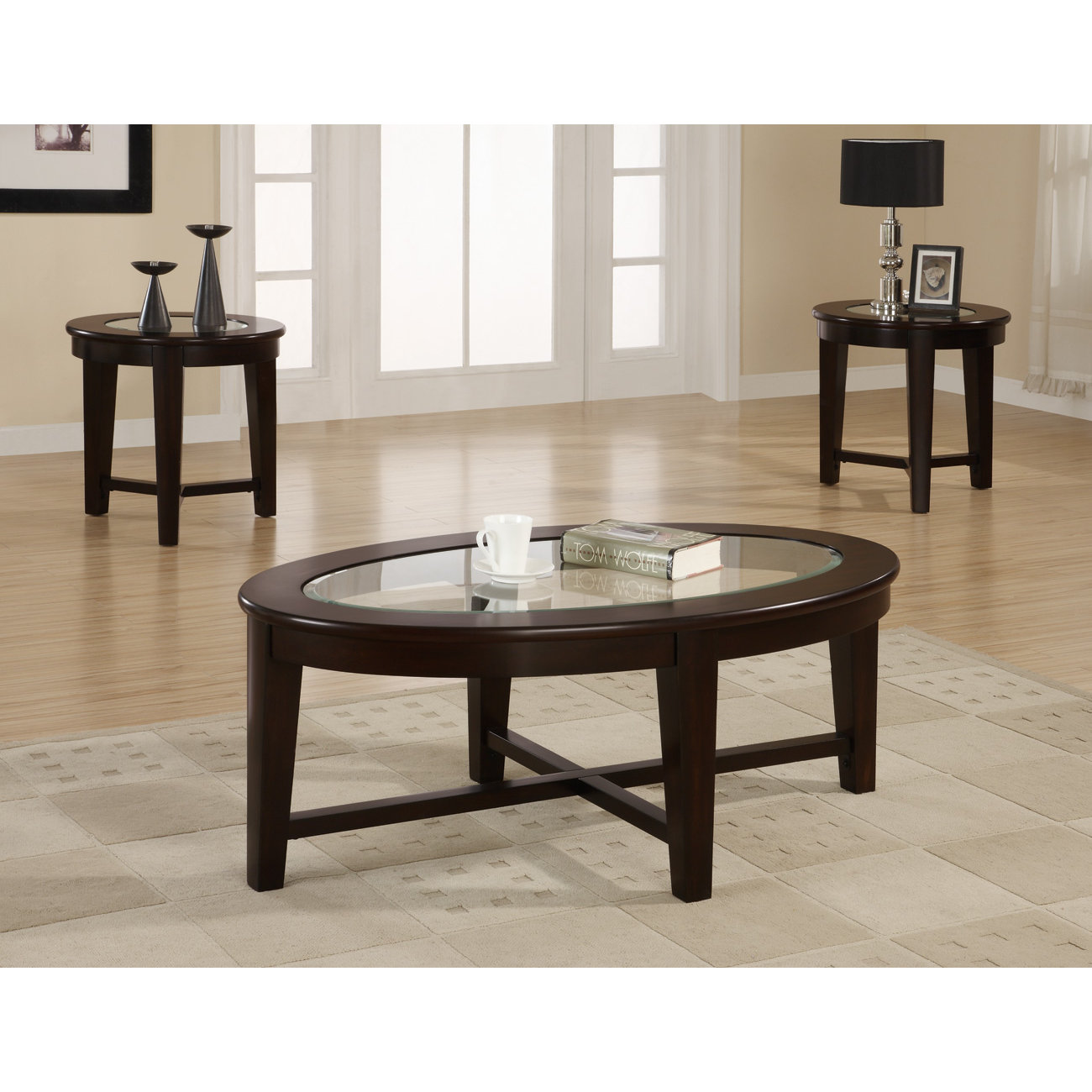 Amalga 3 Piece Coffee Table Set