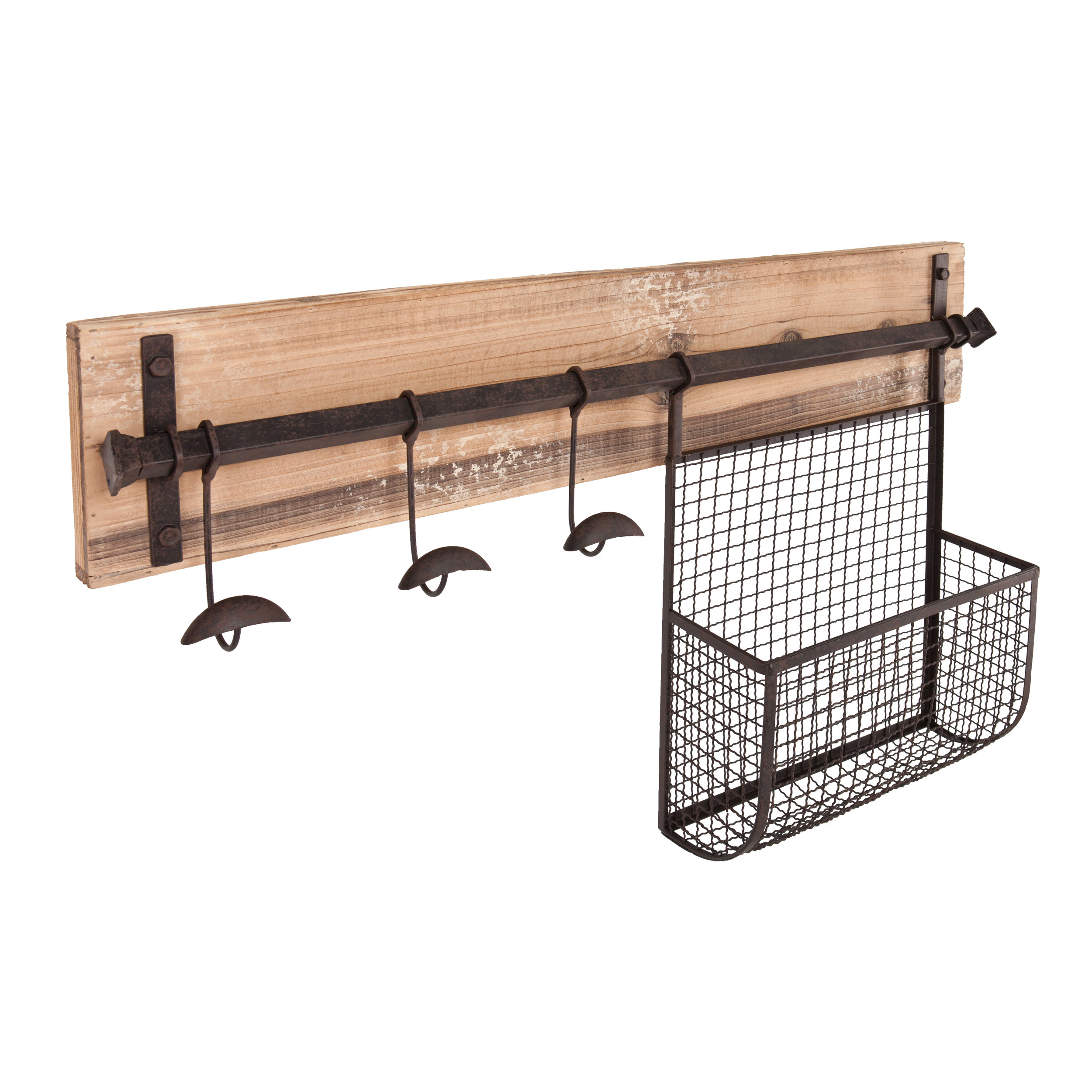 Wildon Home ® Hampton Entryway Wall Coat Rack with Storage & Reviews