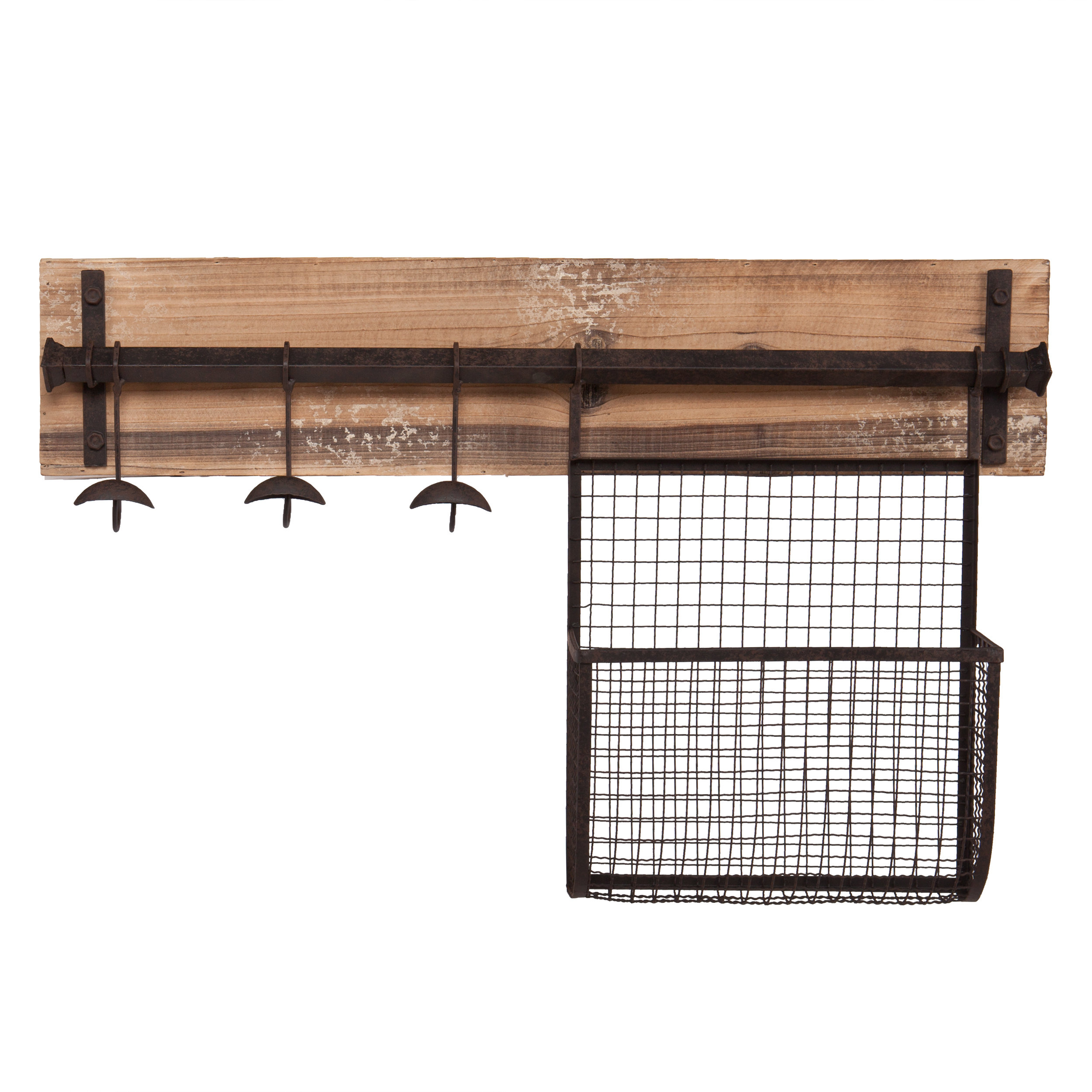 Wildon Home ® Hampton Entryway Wall Coat Rack with Storage & Reviews