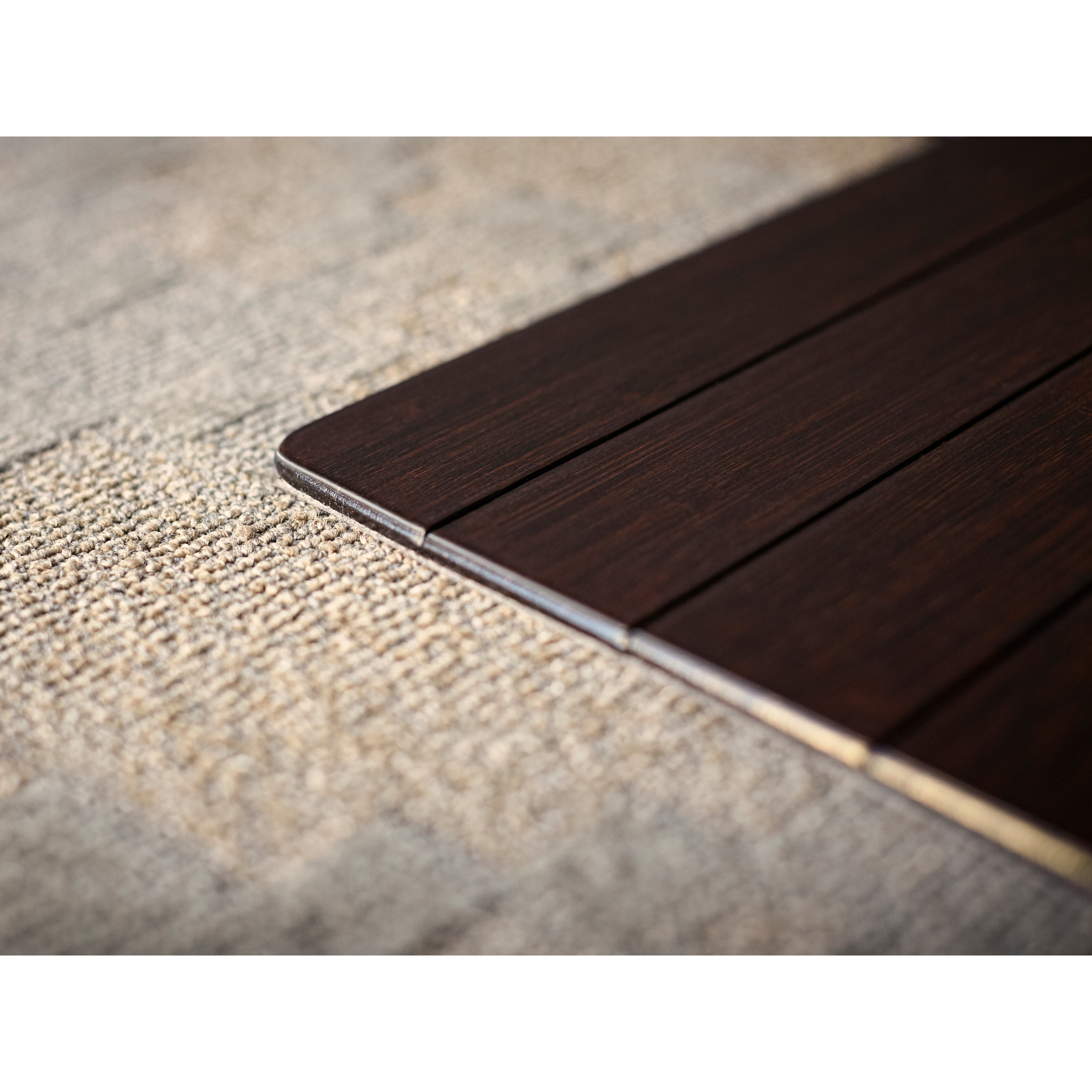 Low Pile and Hardwood Bamboo Office Chair Mat Wayfair
