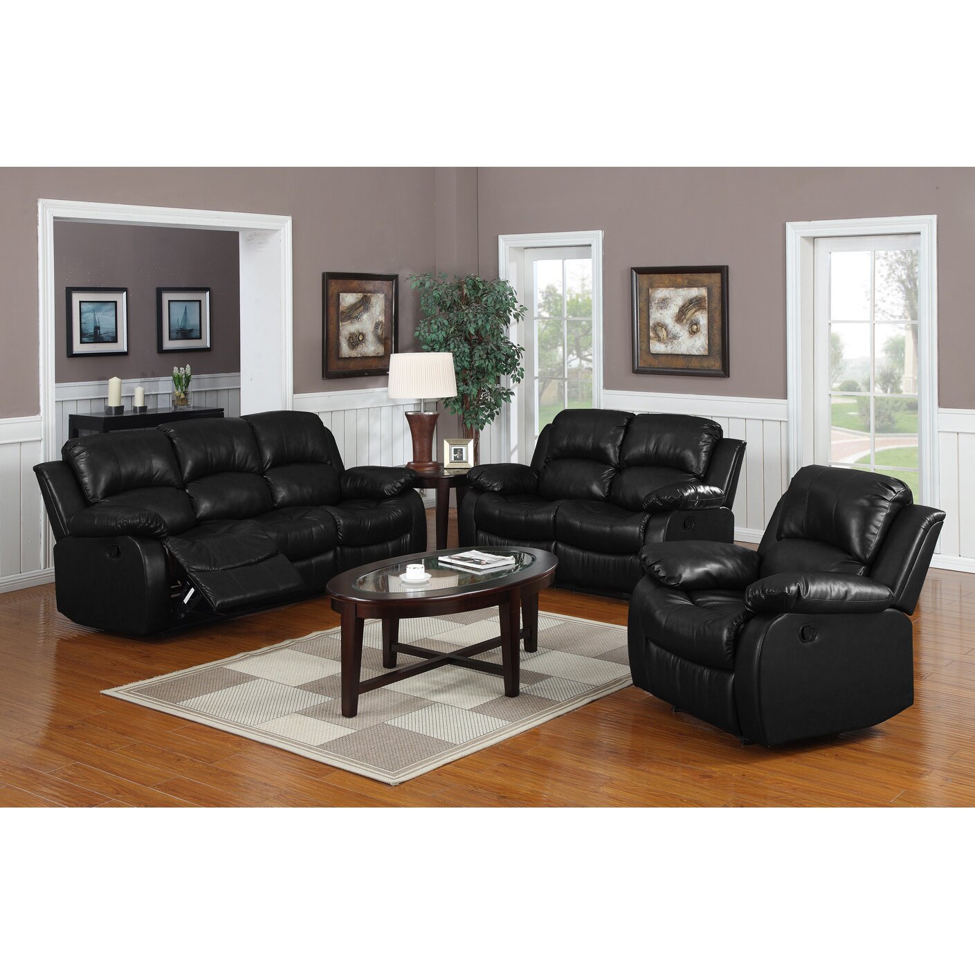 Wildon Home ® Montclair 3 Piece Reclining Living Room Set And Reviews Wayfair