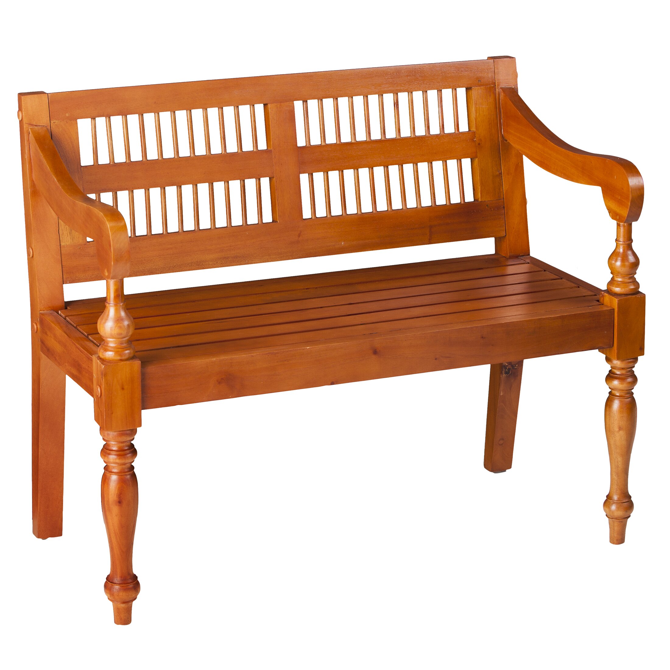 Poppy Wood Entryway Bench