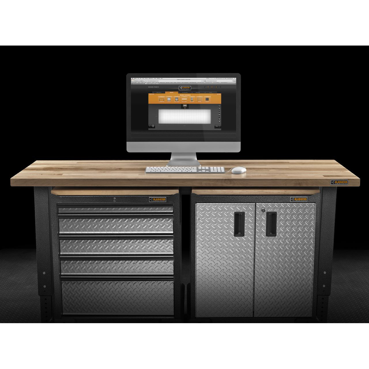 Gladiator Premier Series PreAssembled 35" H x 28" W x 25" D Steel 5