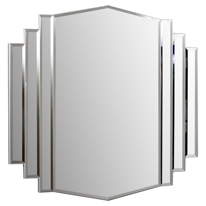 Morris Mirrors Ltd Art Deco Design Mirror & Reviews | Wayfair UK