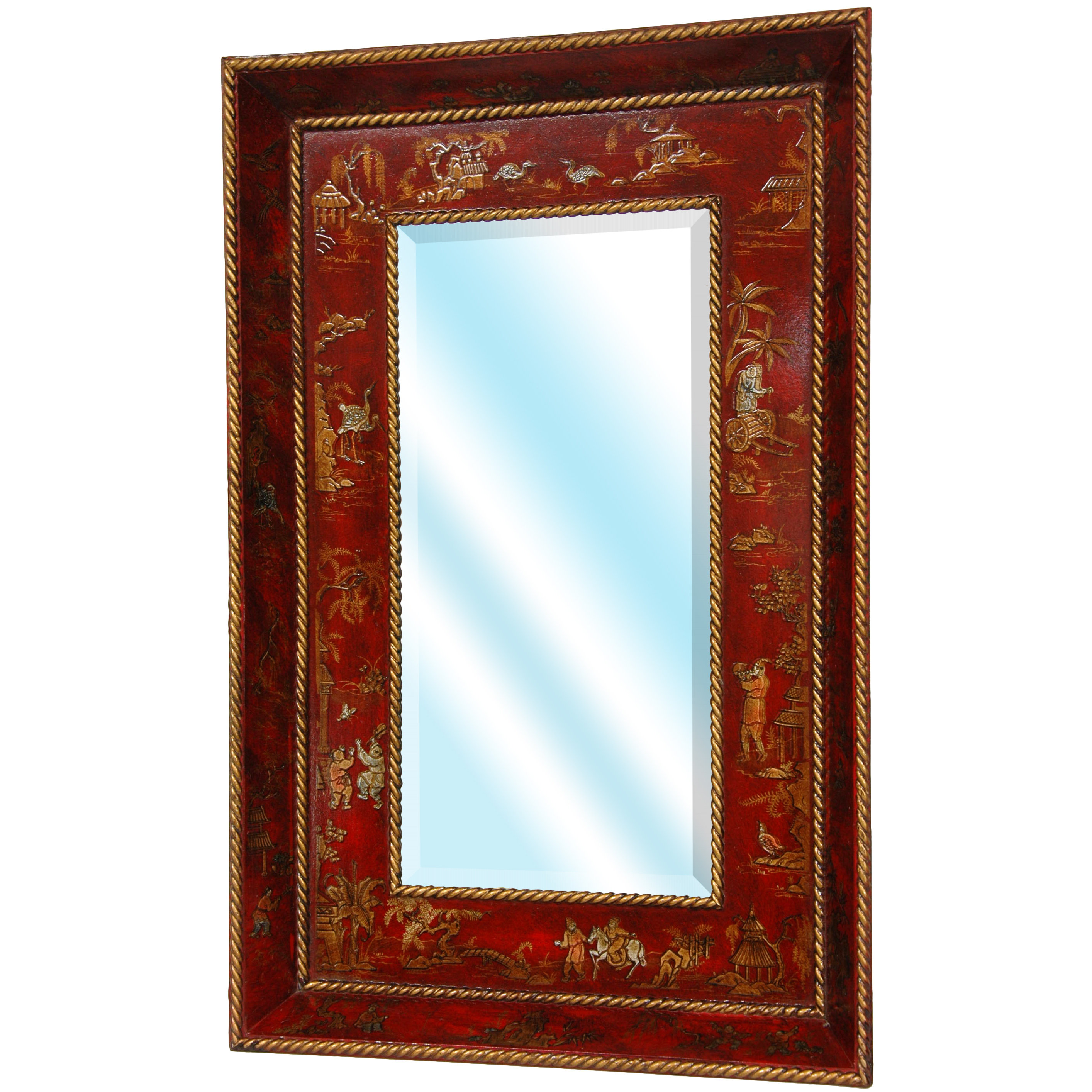 Oriental Furniture Wide Wall Mirror & Reviews Wayfair