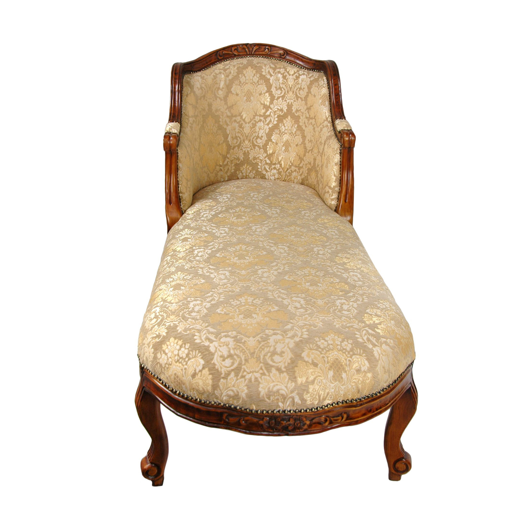 Queen Anne Fabric Chaise Lounge Wayfair