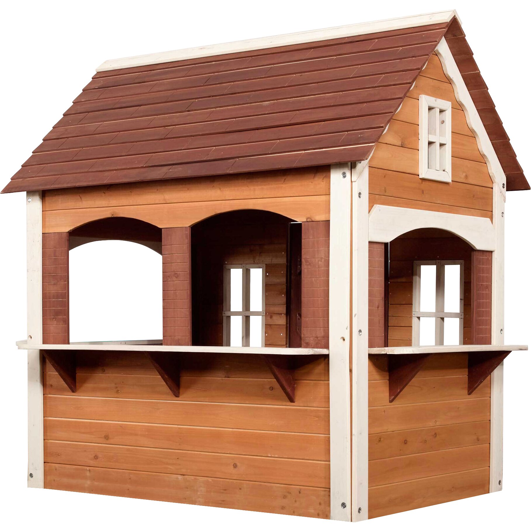 Cottage Playhouse Wayfair   Swing N Slide Cottage Playhouse PB 8277 