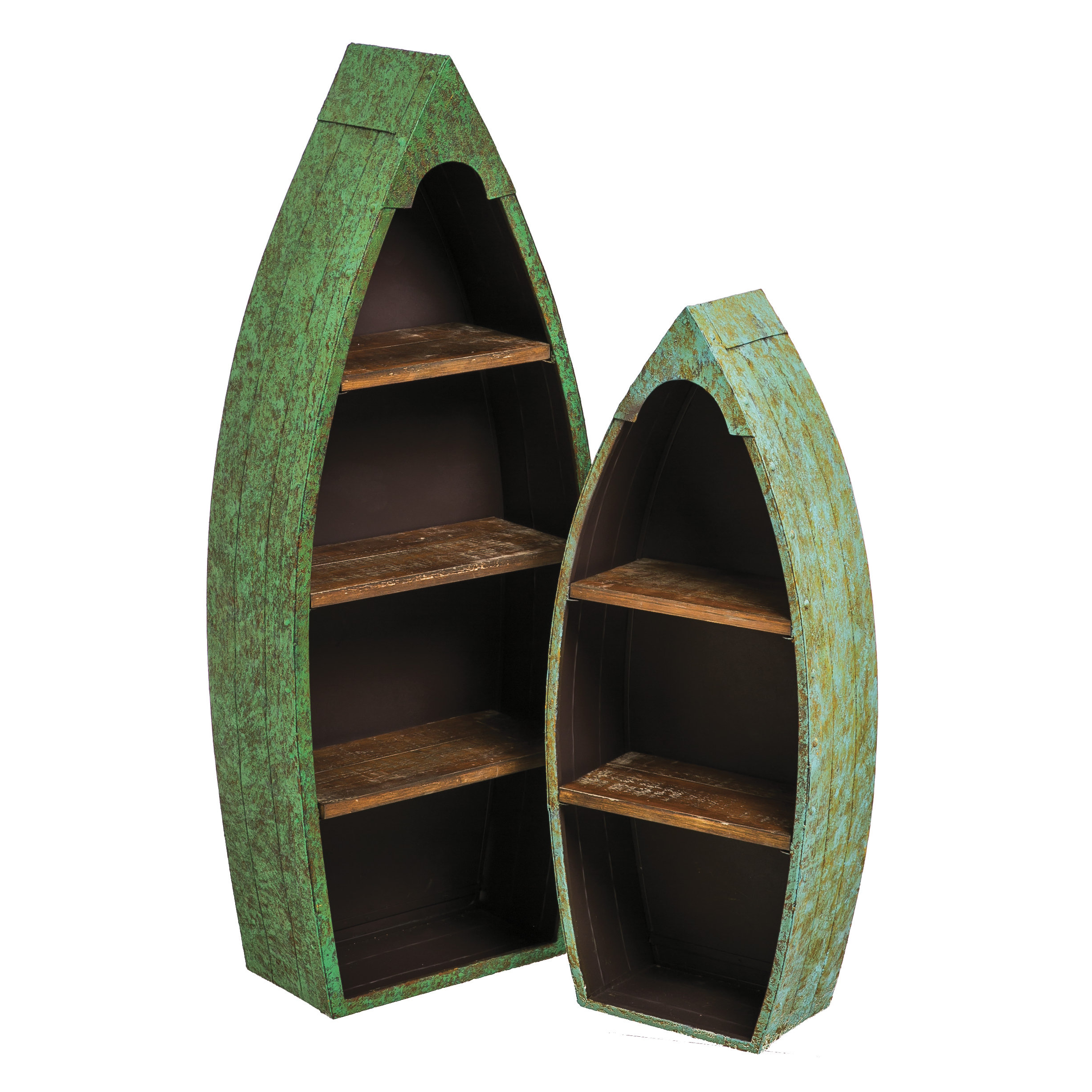 Evergreen Enterprises, Inc Coastal Elegance 2 Piece Boat Shelf Set