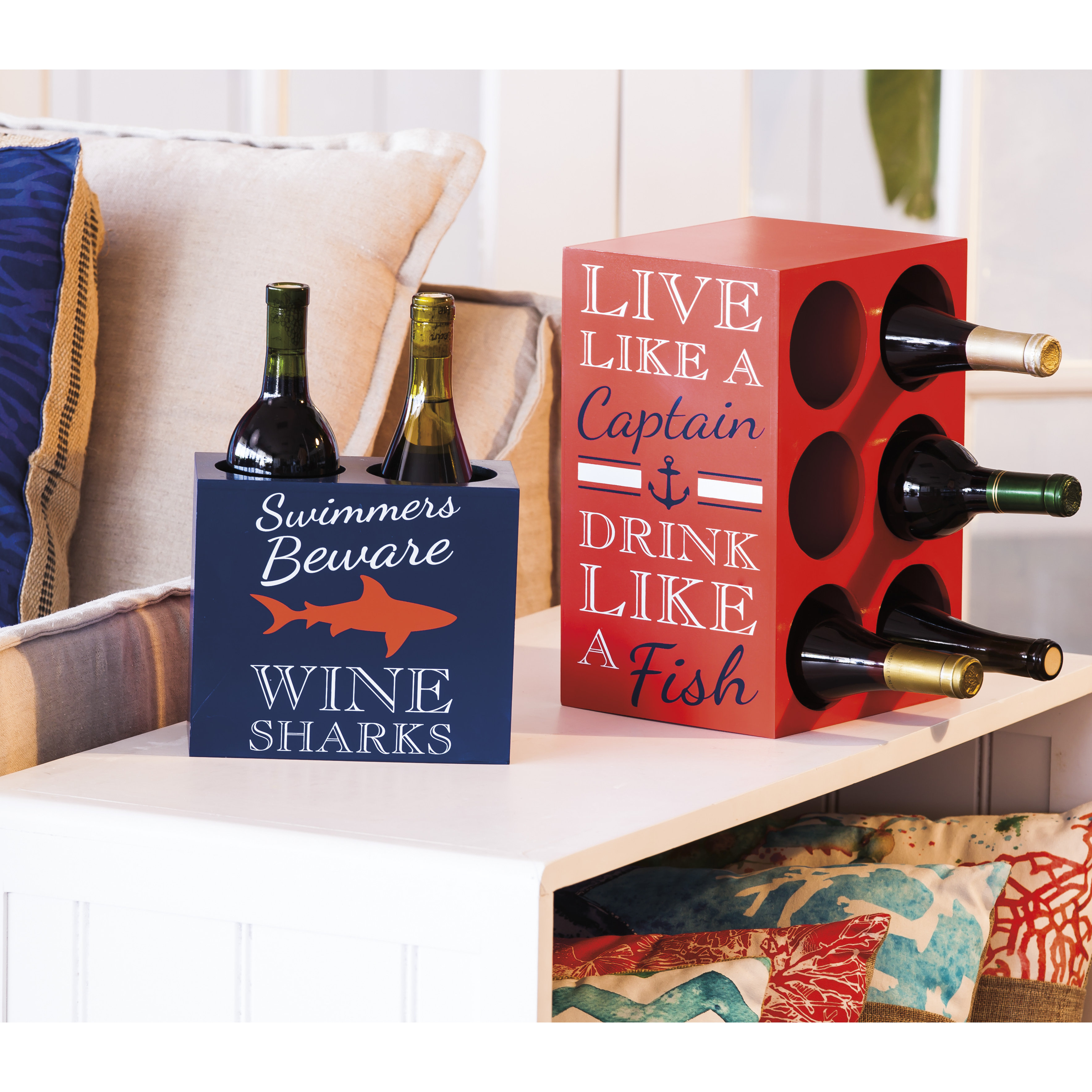 Live Like a Captain Wine Rack Joss & Main