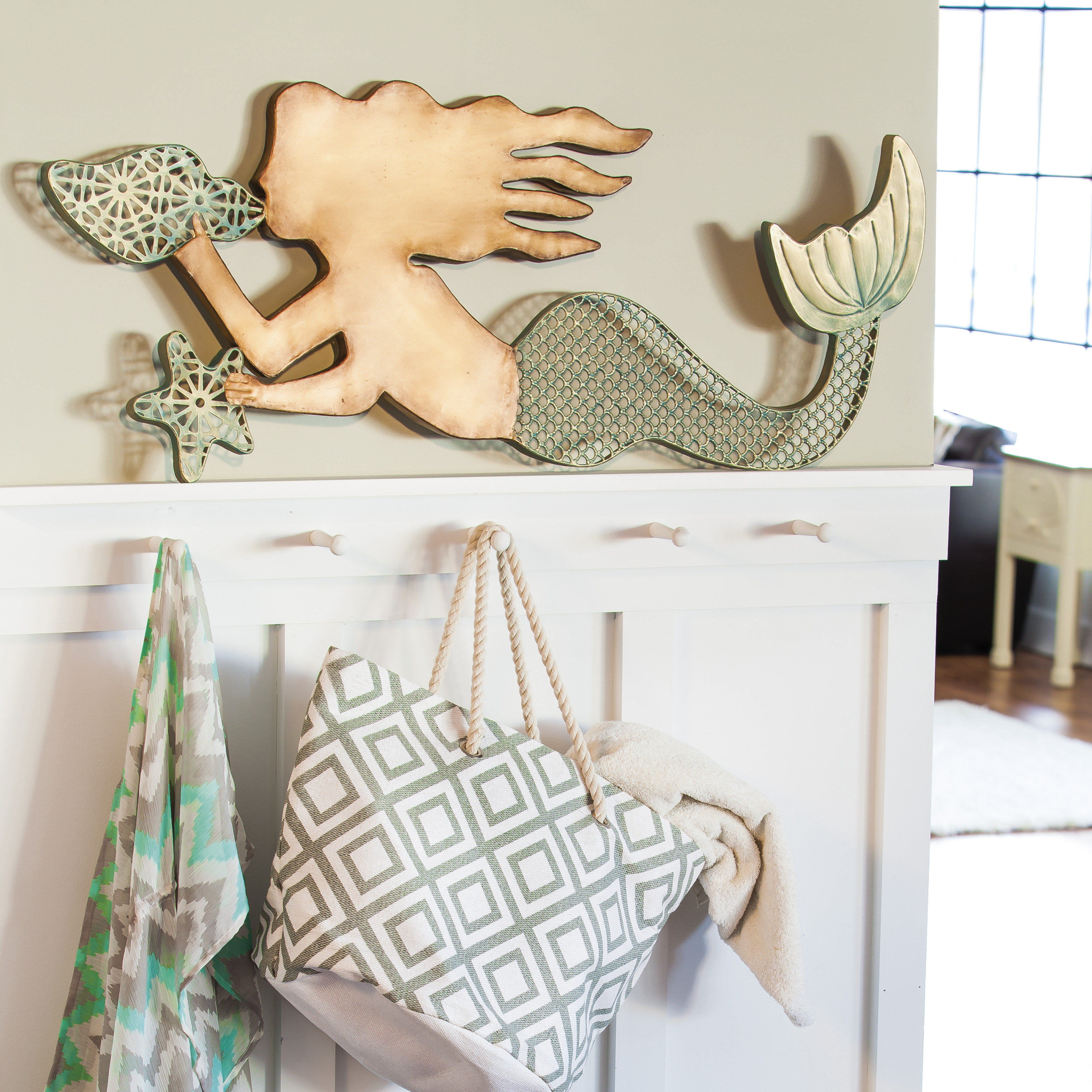 Evergreen Enterprises, Inc Metal Mermaid Wall Decor & Reviews | Wayfair