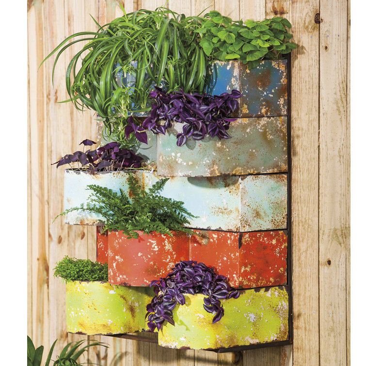 Rectangular Wall Mounted Planter Wayfair