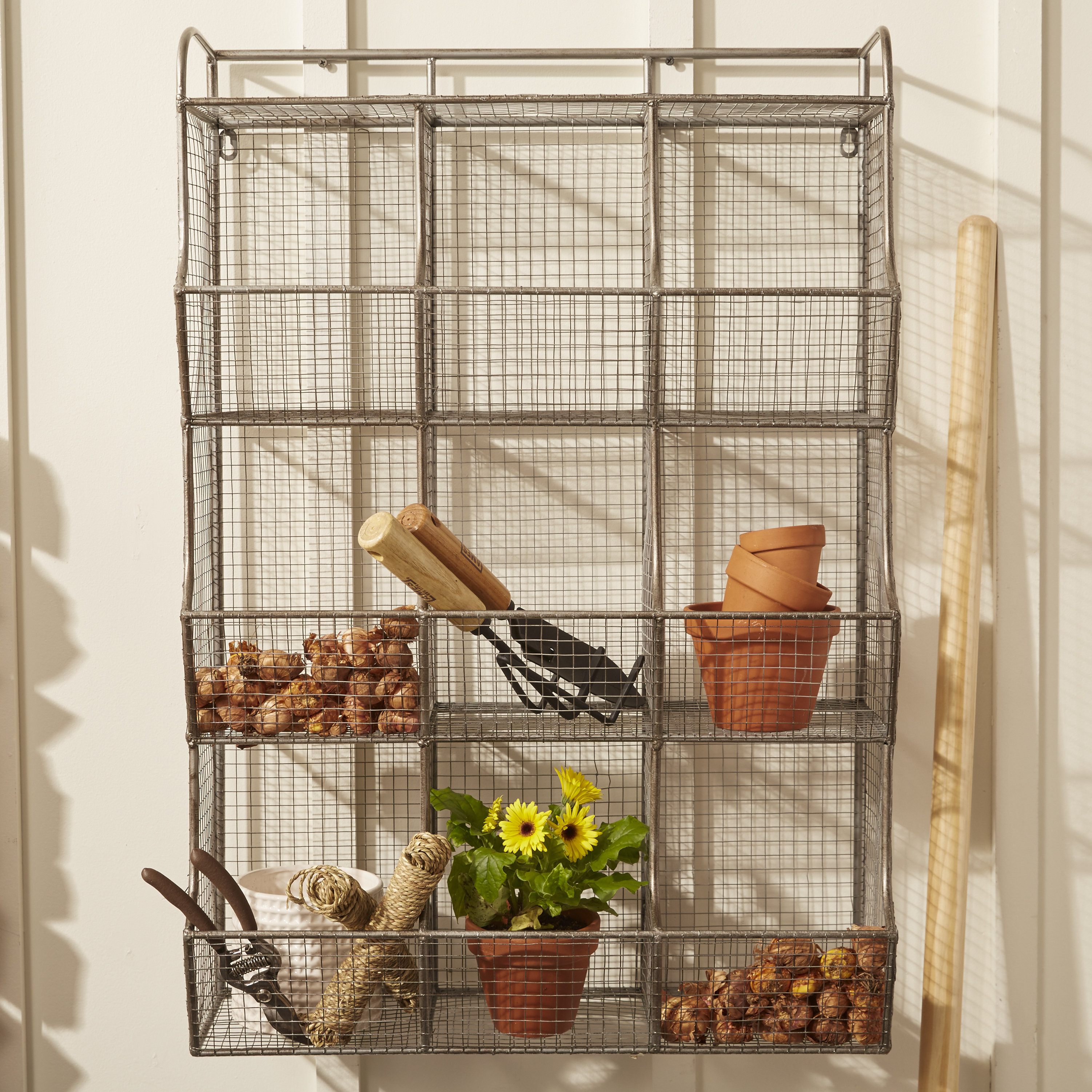 Evergreen Enterprises, Inc Wire Mesh 9 Bin Cubical Storage & Reviews