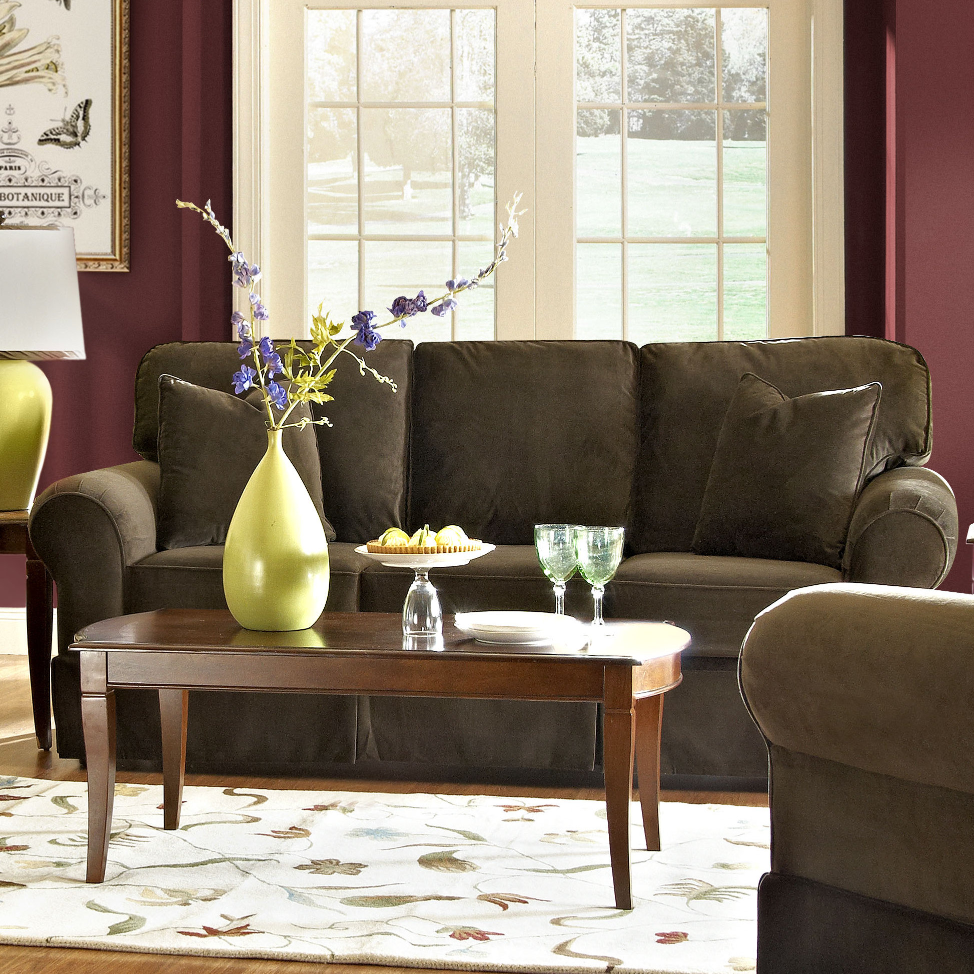 Klaussner Furniture Greenough Sofa & Reviews Wayfair