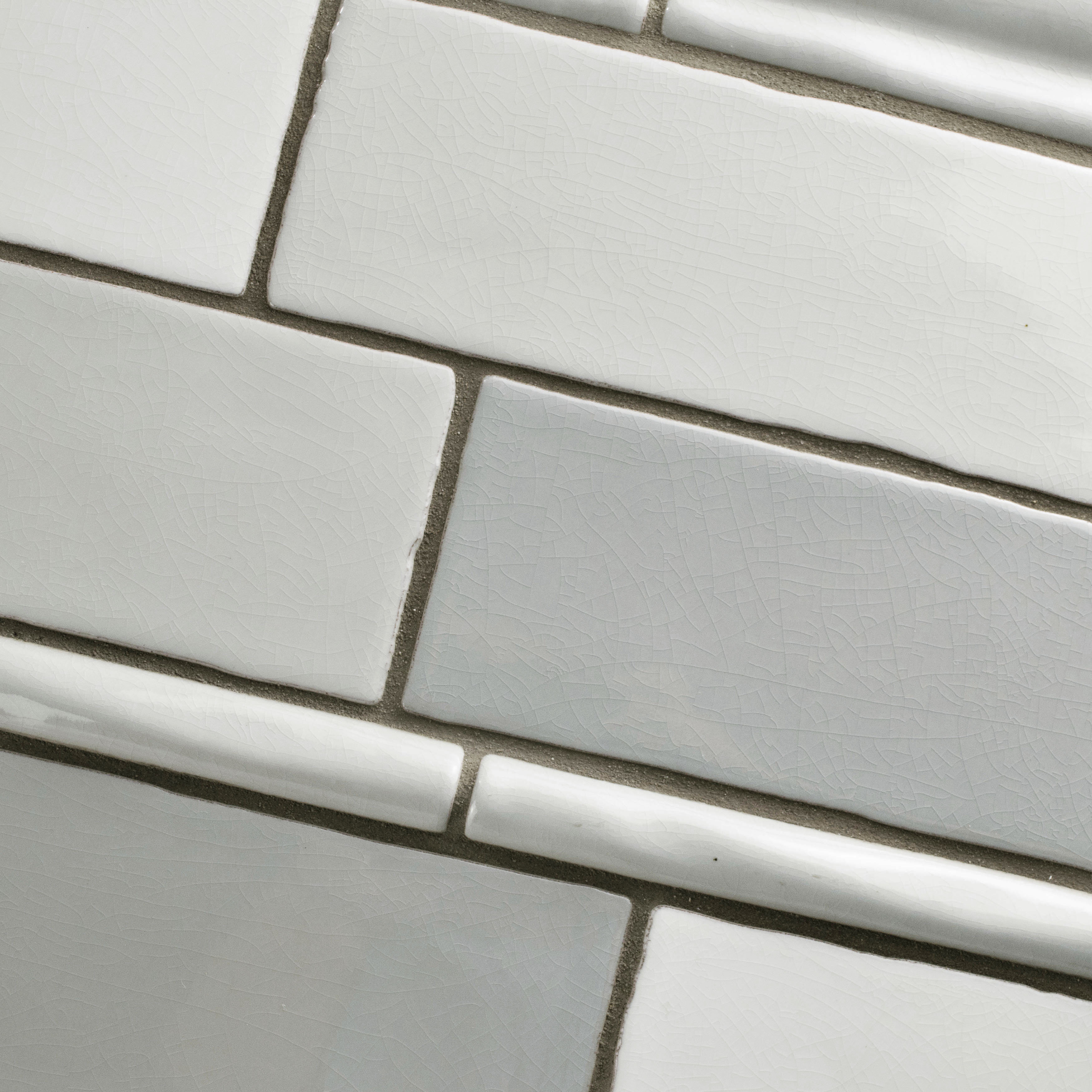 Anchorage 3" x 12" Ceramic Tile in Craquele Mix Gray Wayfair