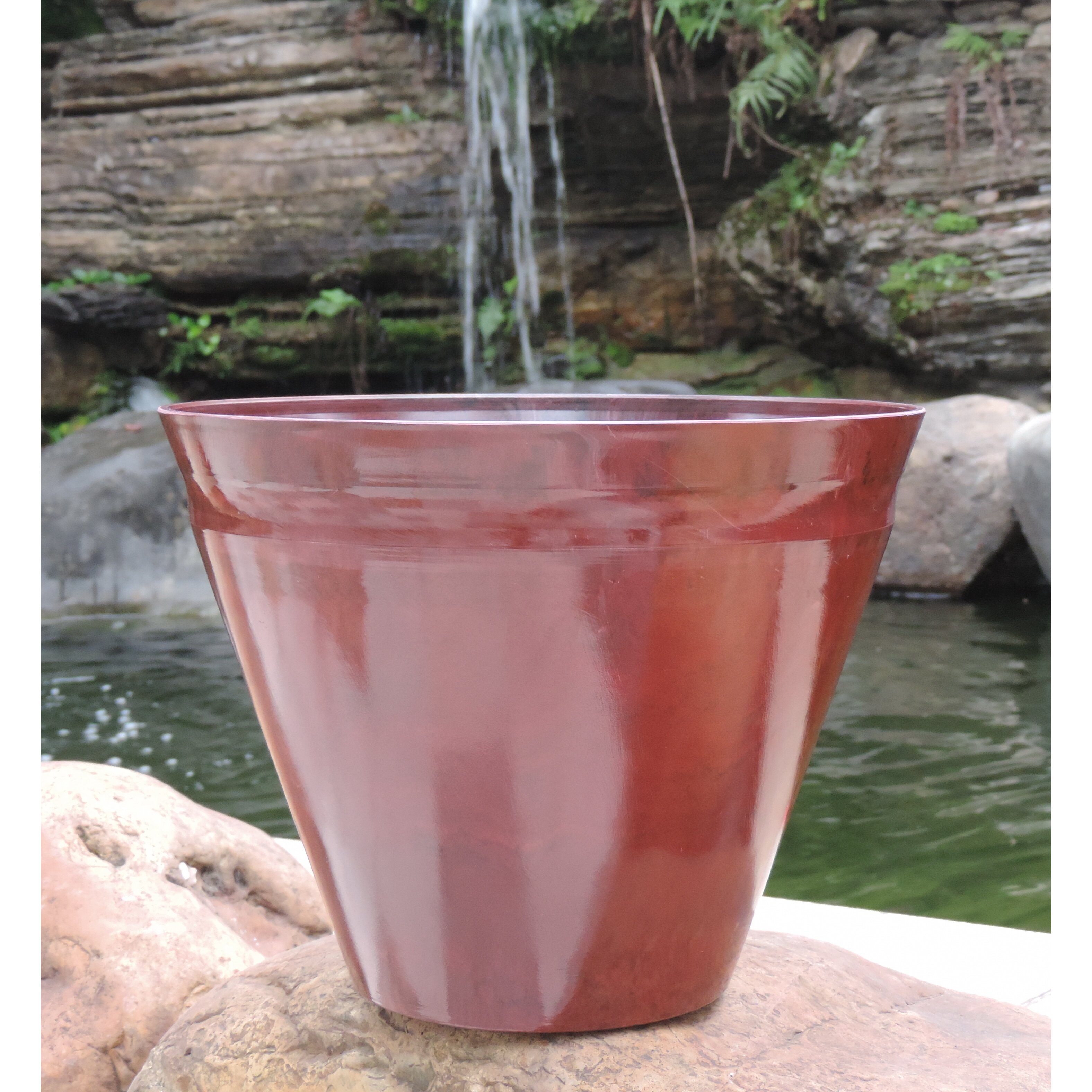 Griffith Creek Designs Nile Round Pot Planter & Reviews | Wayfair