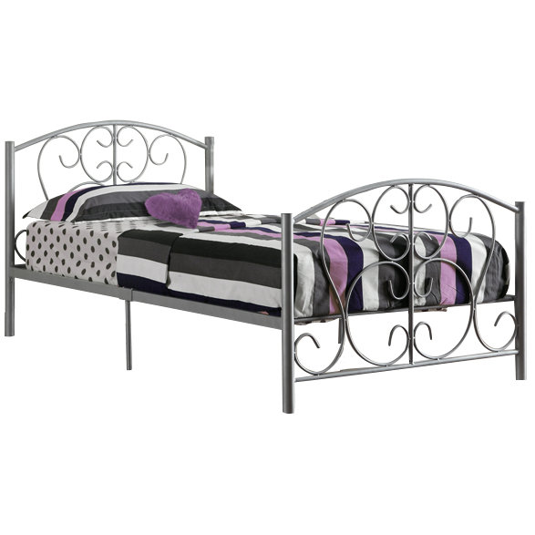 Monarch Specialties Inc. Twin Wrought Iron Bed & Reviews Wayfair
