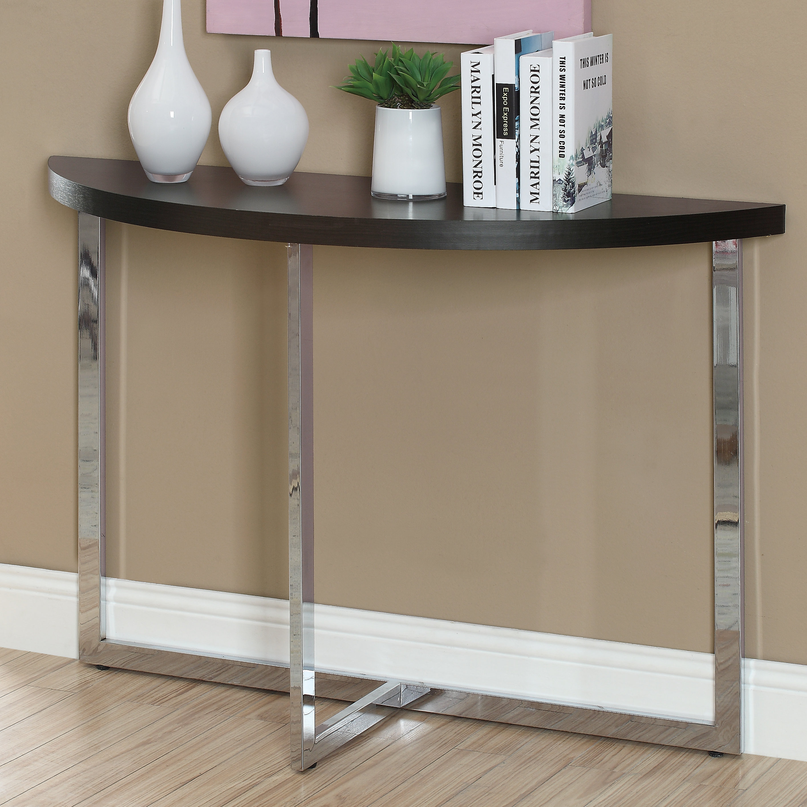 Monarch Specialties Inc. Half Moon Console Table & Reviews Wayfair