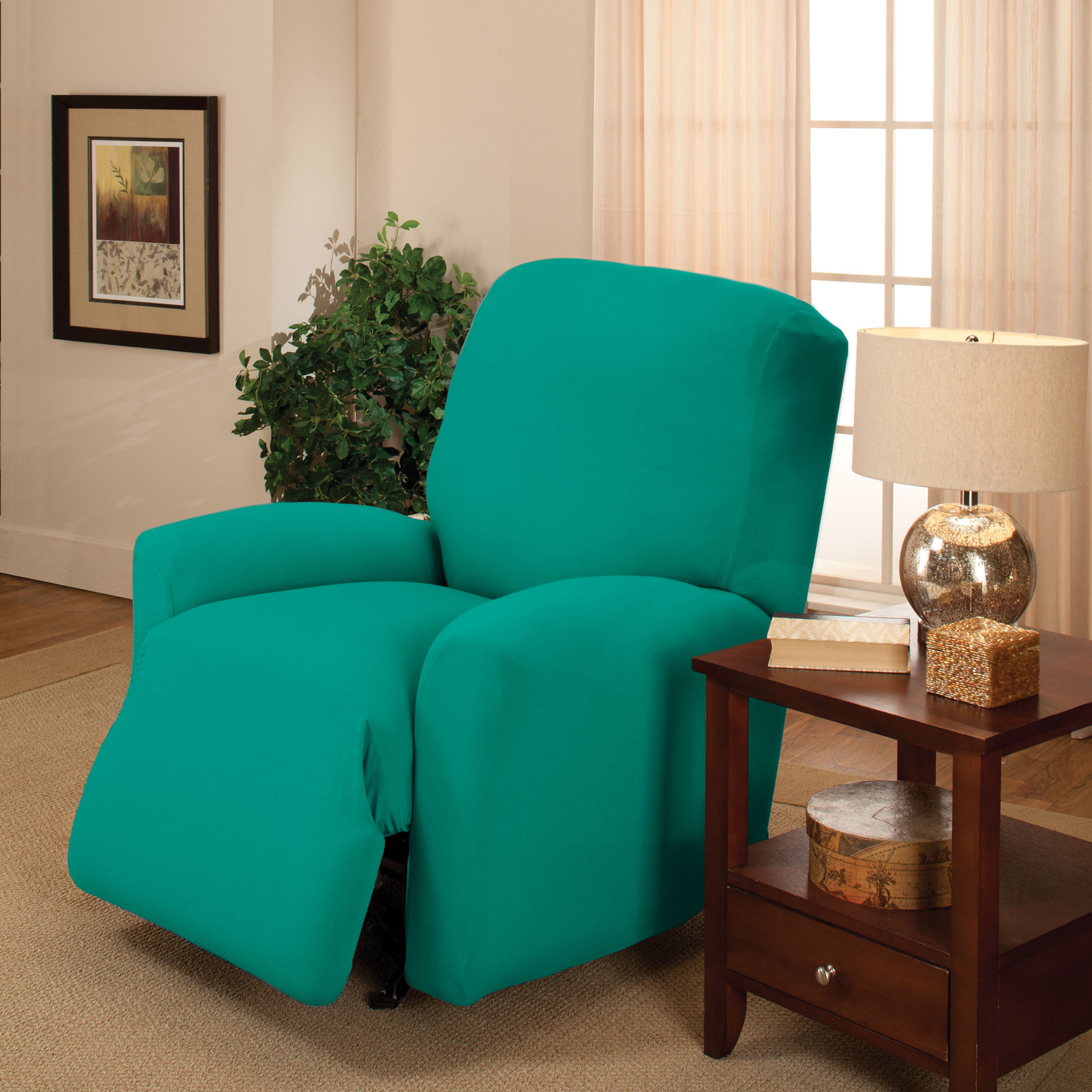 Madison Home Stretch Jersey Large Recliner Slipcover & Reviews Wayfair.ca