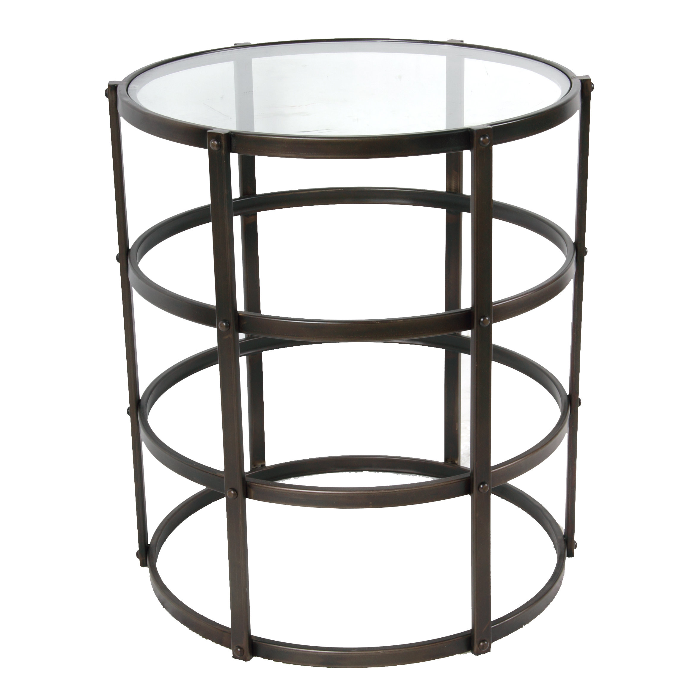 Drum End Table Wayfair